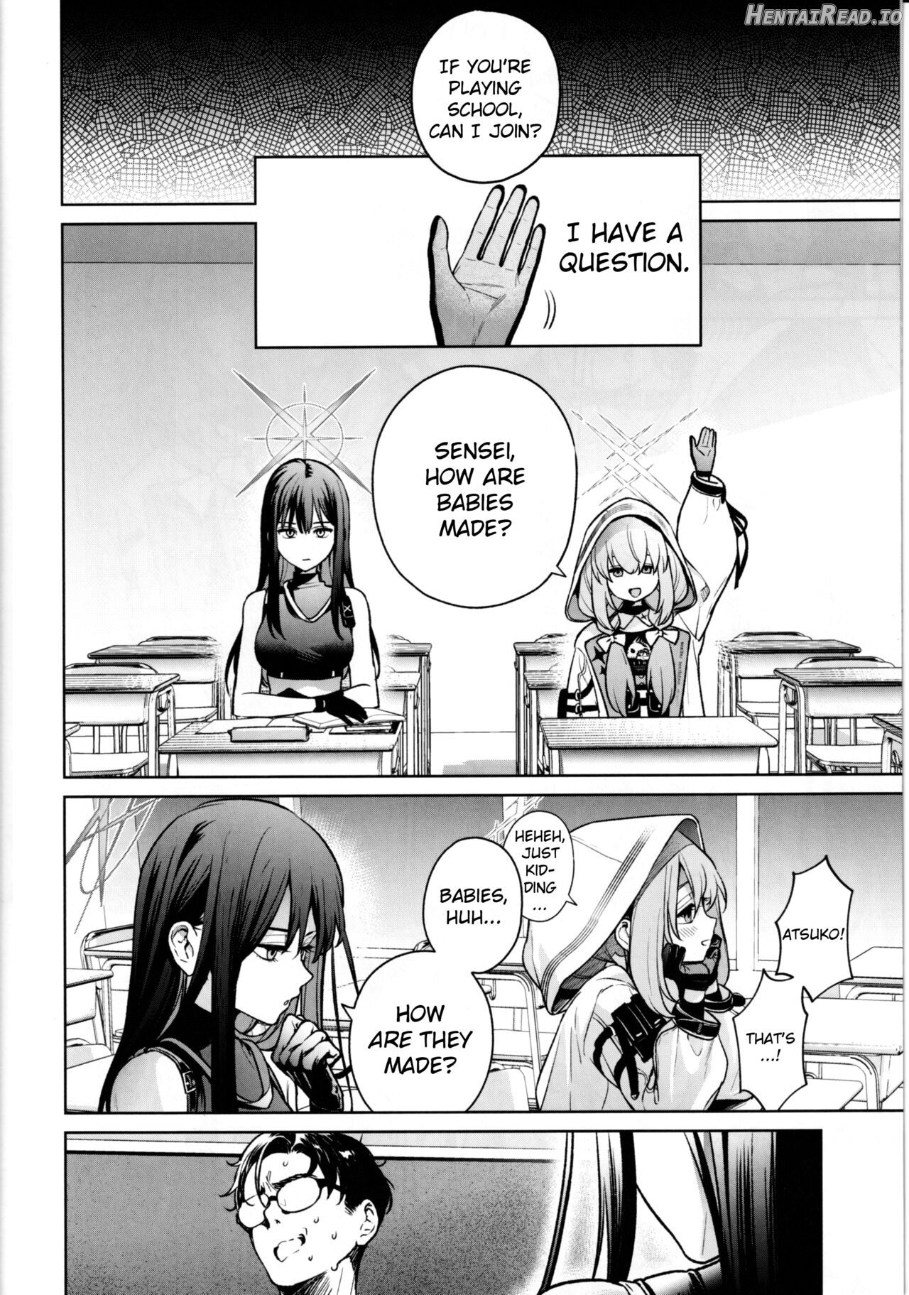 Saori to Atsuko ni Obenkyou Oshieru Hon Chapter 1 - page 5