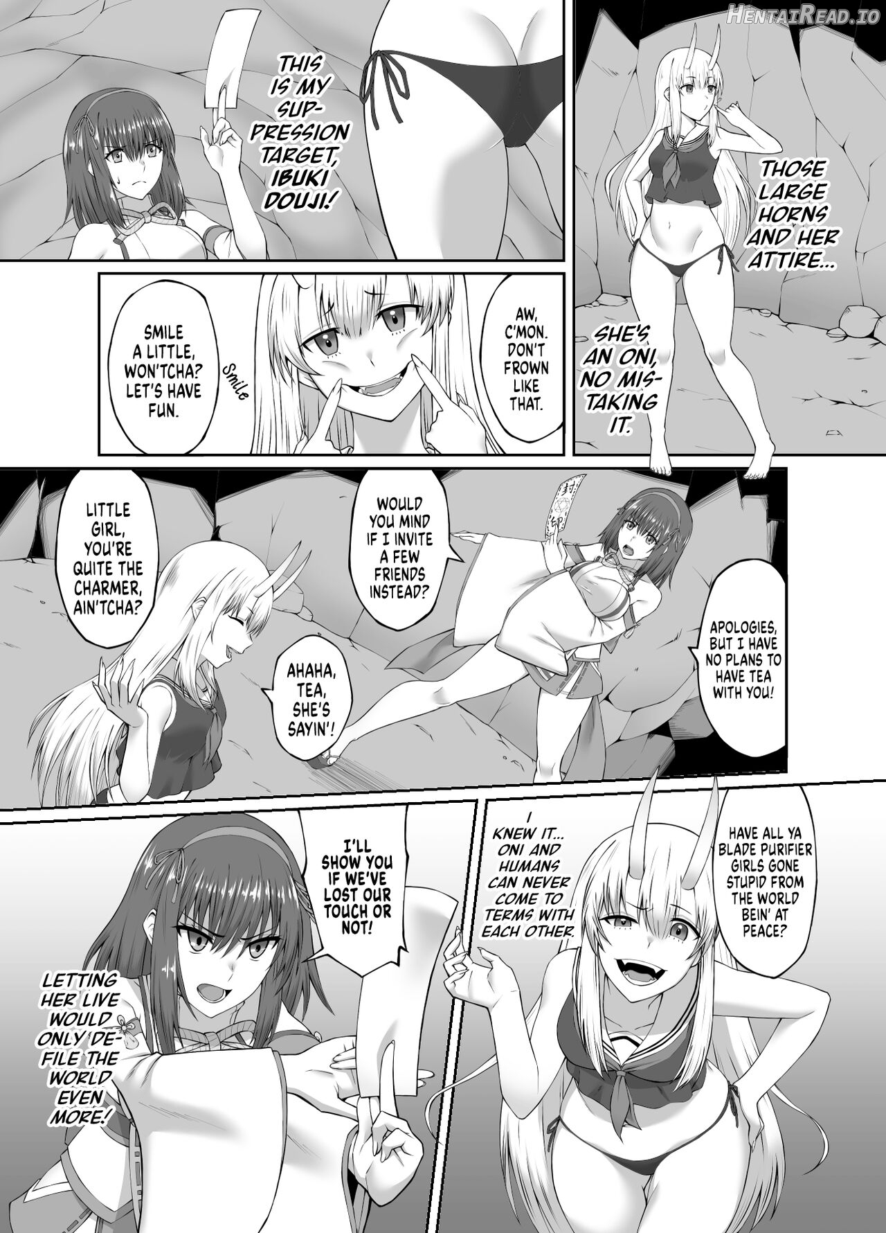 Taimashi Daraku Osen ~Futanari ni Ochita Taima Miko wa Inran Mesu Oni-ka~ Chapter 1 - page 7