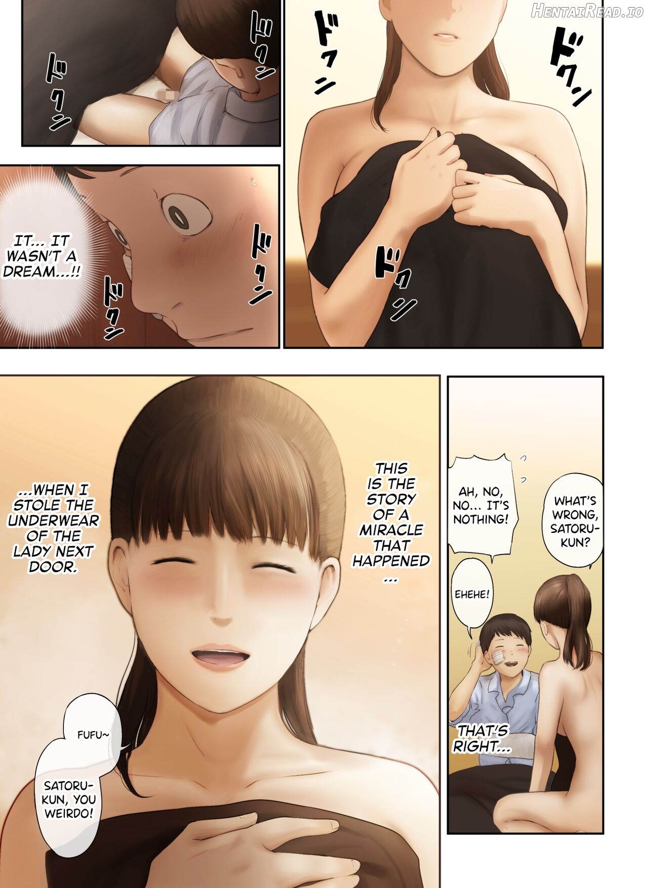 Tonari no Onee-san no Shitagi o Nusundara Kiseki ga Okita Hanashi o Shiyou Chapter 1 - page 34