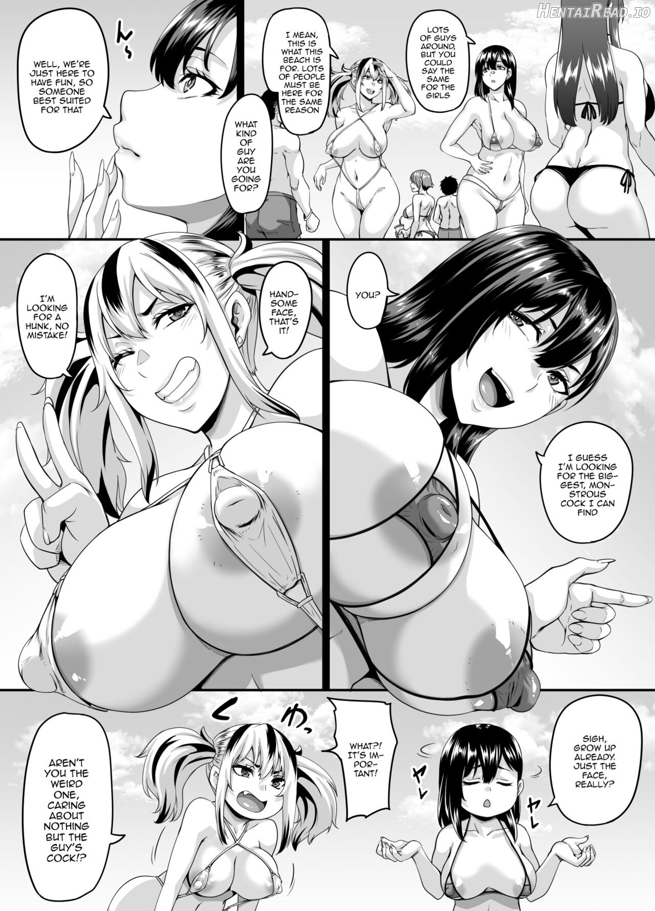 Kazoku Ryokou wa Yarimoku Beach de Sex Zanmai ~Onee-chan Hen~ Chapter 1 - page 6