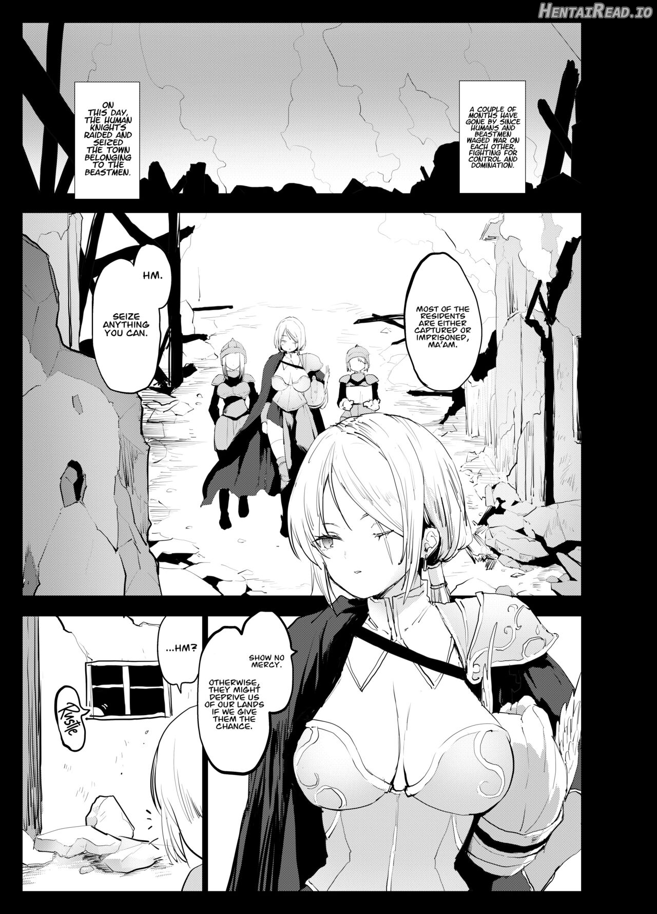 Futanari Onna Kishi ga Youjo o Okasu Ohanashi Chapter 1 - page 1