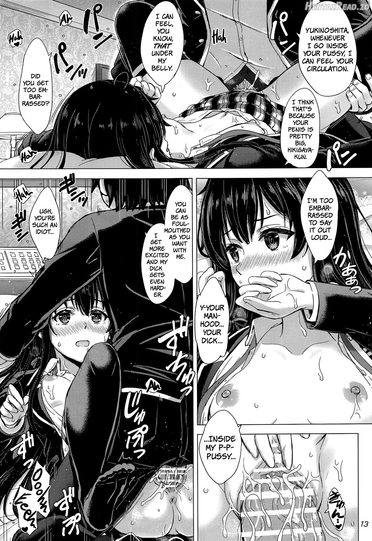 Yukinoshita Shimai to Iyarashii Futari no Himegoto. Chapter 1 - page 12