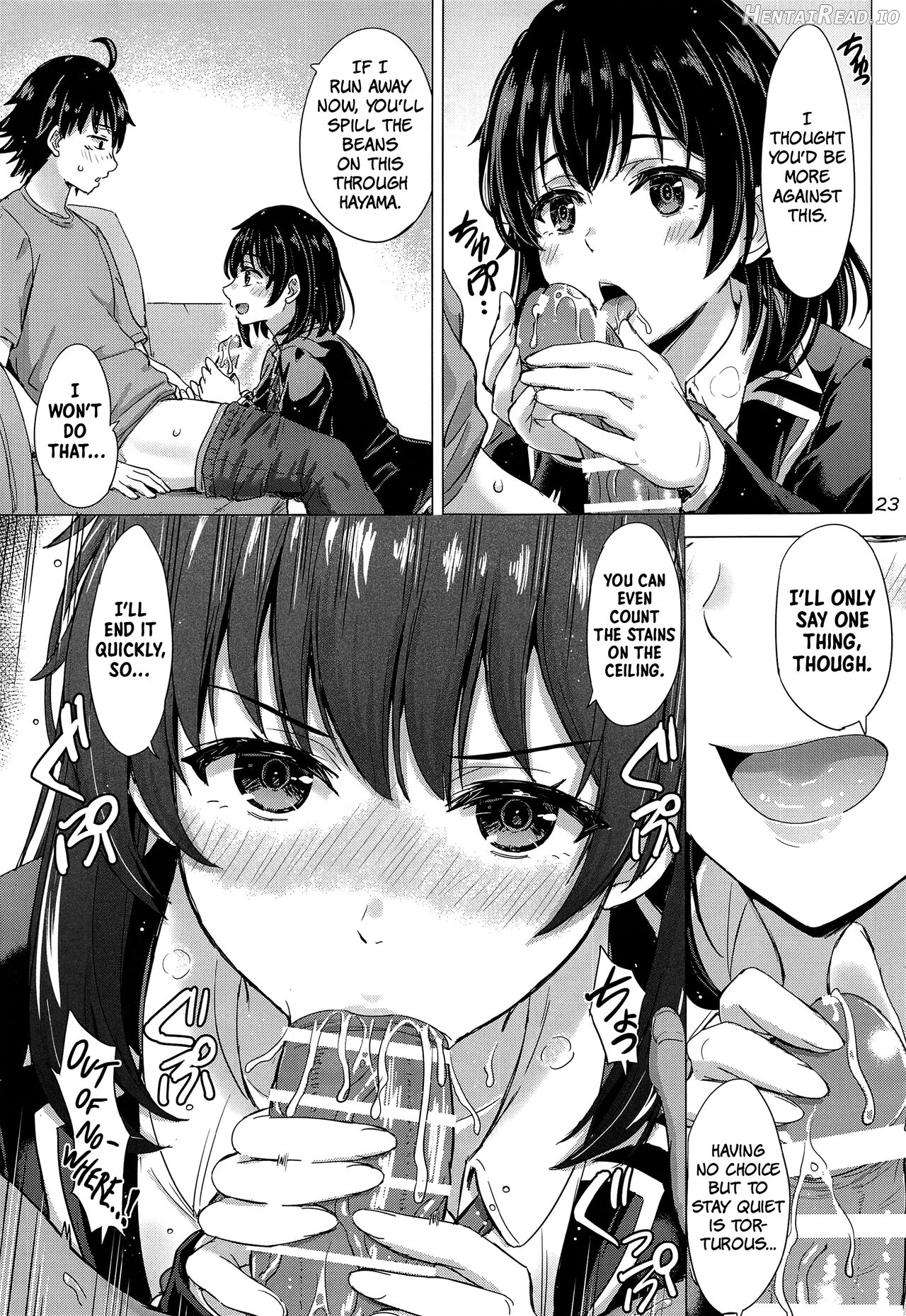 Yukinoshita Shimai to Iyarashii Futari no Himegoto. Chapter 1 - page 22