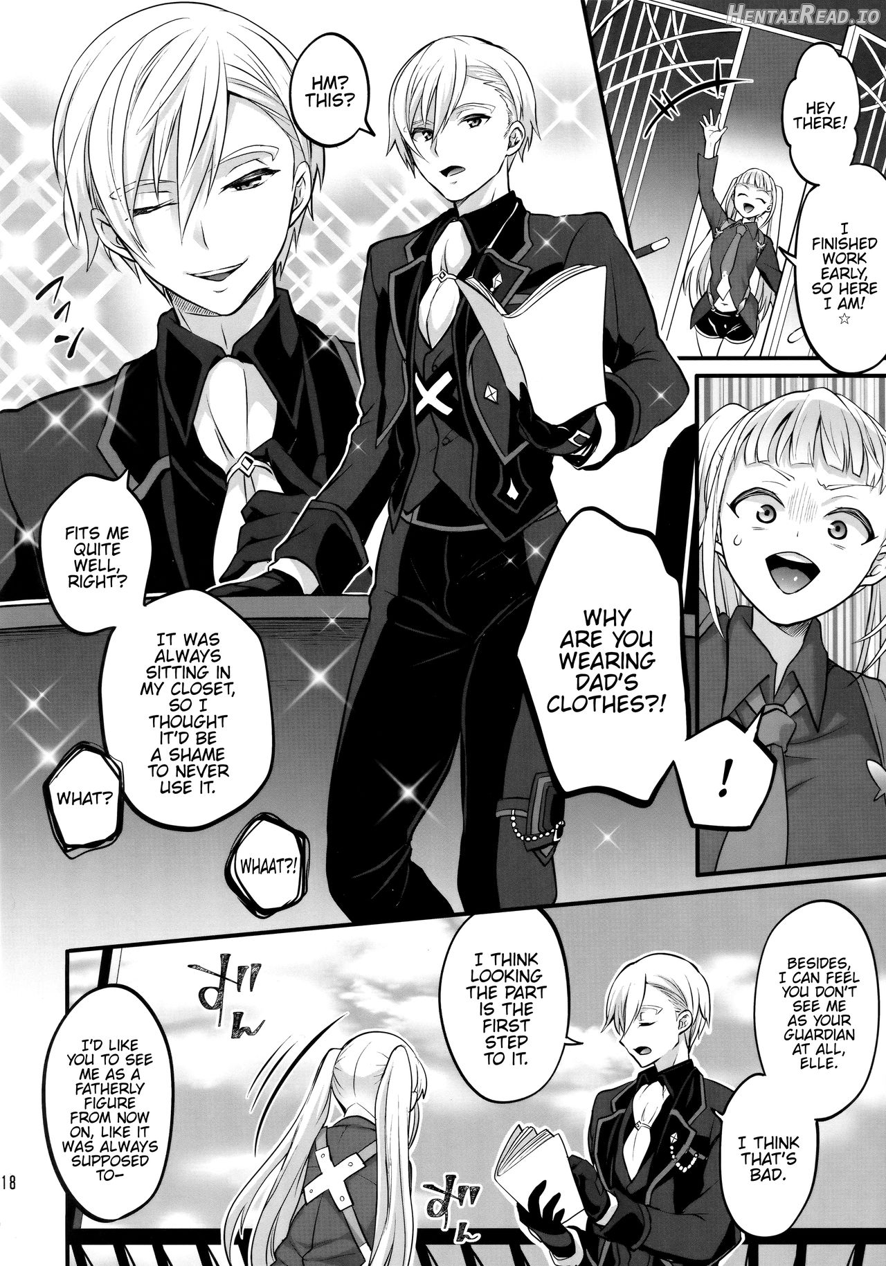 Otona ni Natte mo Kawarazu Futanari Elle ni Furimawasareru! Chapter 1 - page 16