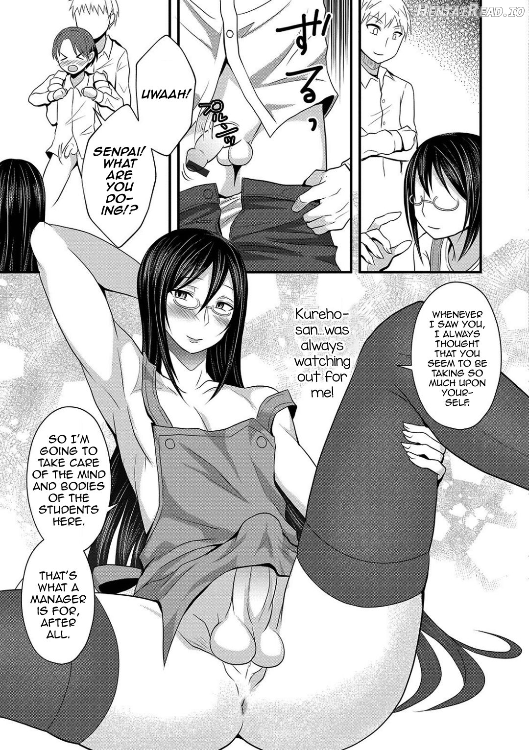 Onee-chan wa Danshiryou no Kanrinin-san Chapter 1 - page 9