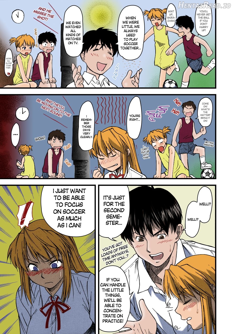 Offside Girl Ch. 1-4 - Colorized Chapter 1 - page 9