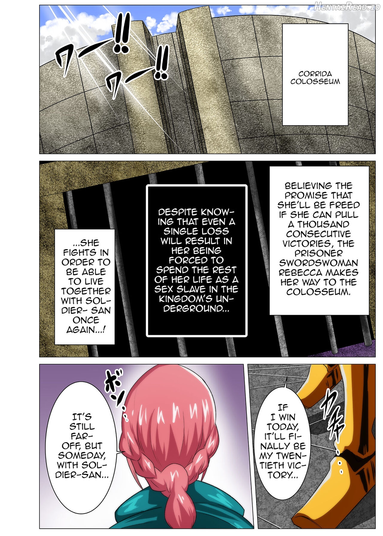 Onna Kentoushi no Shakuhou o Kaketa Chousen Chapter 1 - page 2