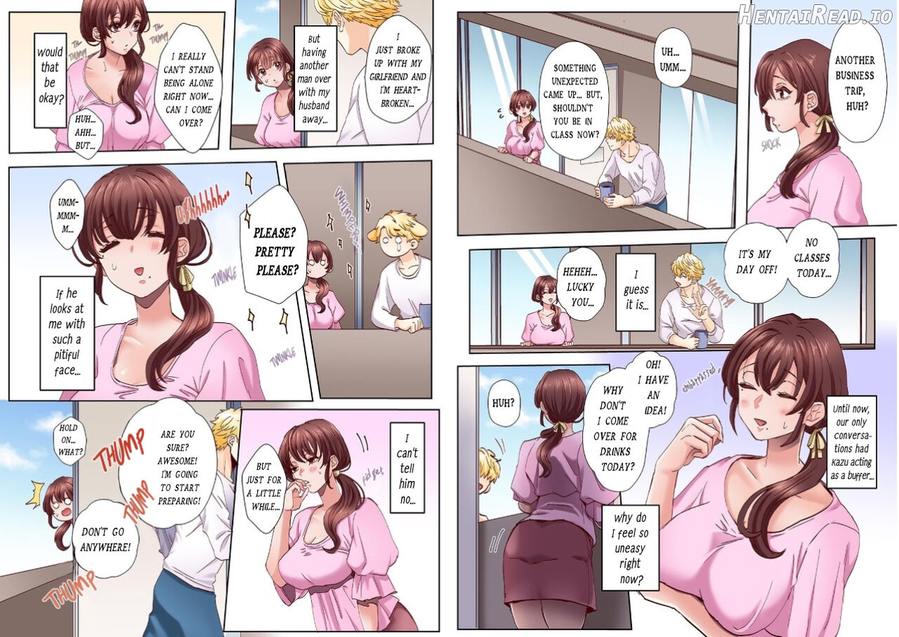 "Okusan no Ana, Ore no de Fusai de Agemasu ne?" Yokkyuu Fuman na Hitozuma ga Rinjin Ryuugakusei no XL Chinpo ni Ochiru made... Chapter 1 - page 5