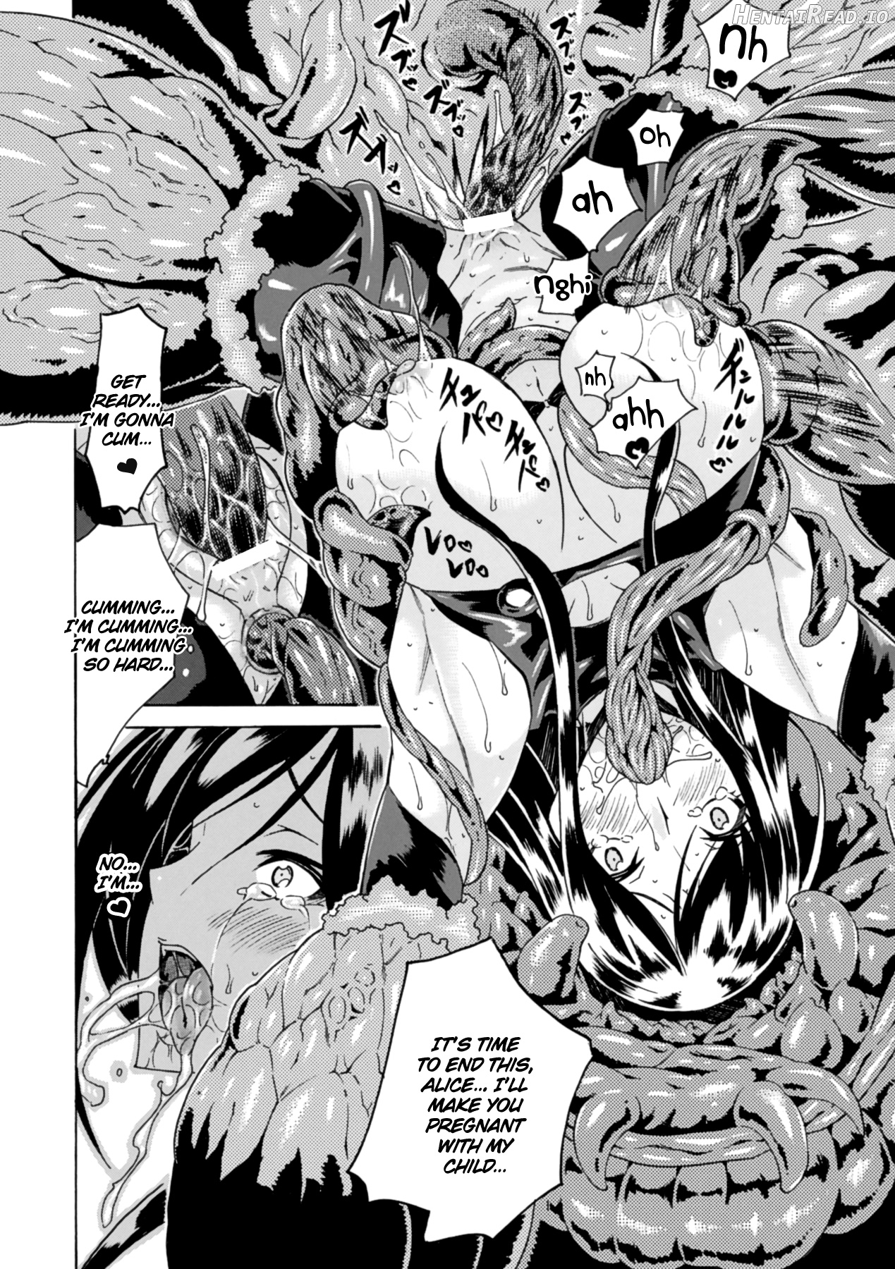 2D Comic Magazine - Marunomi Iki Jigoku Monster ni Hoshokusareta Heroine-tachi Vol. 1 Chapter 1 - page 20