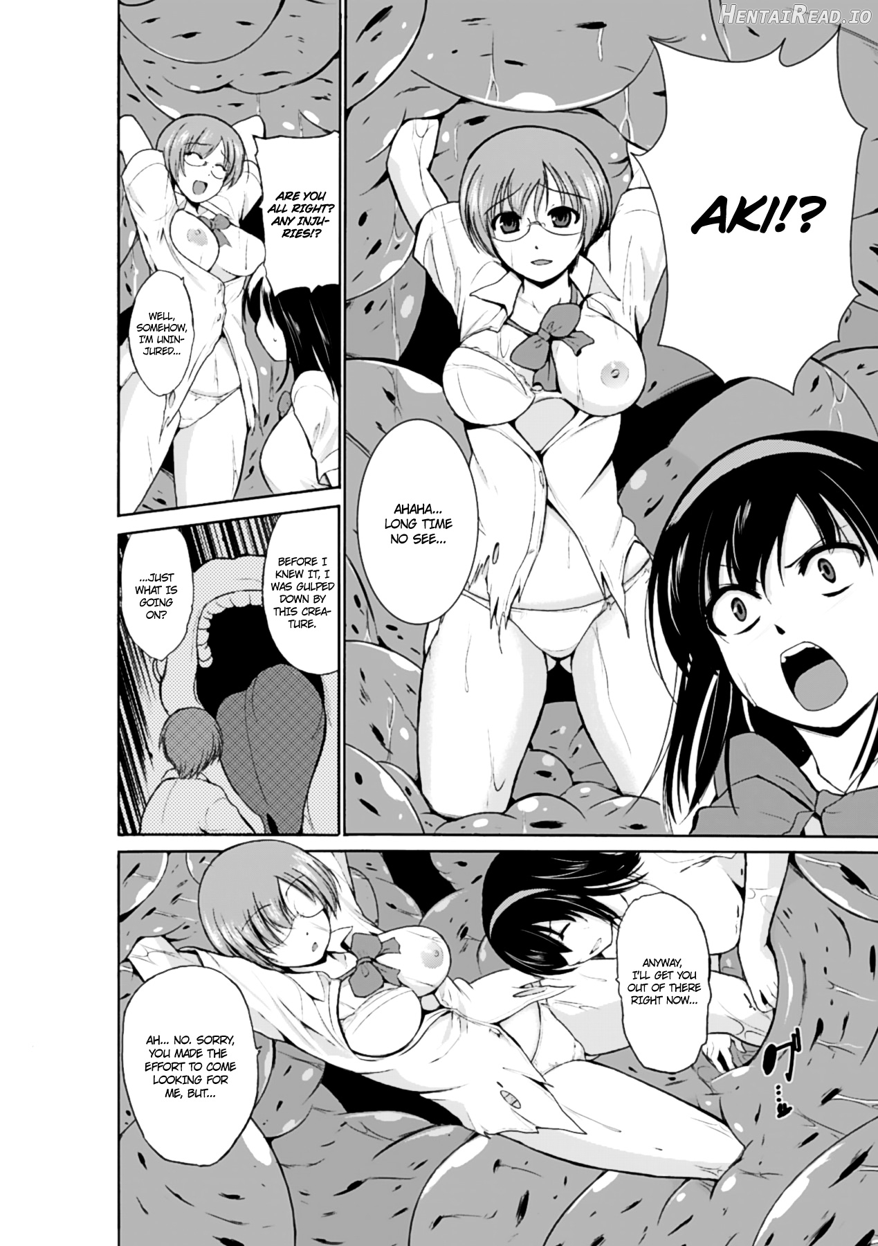 2D Comic Magazine - Marunomi Iki Jigoku Monster ni Hoshokusareta Heroine-tachi Vol. 1 Chapter 2 - page 12