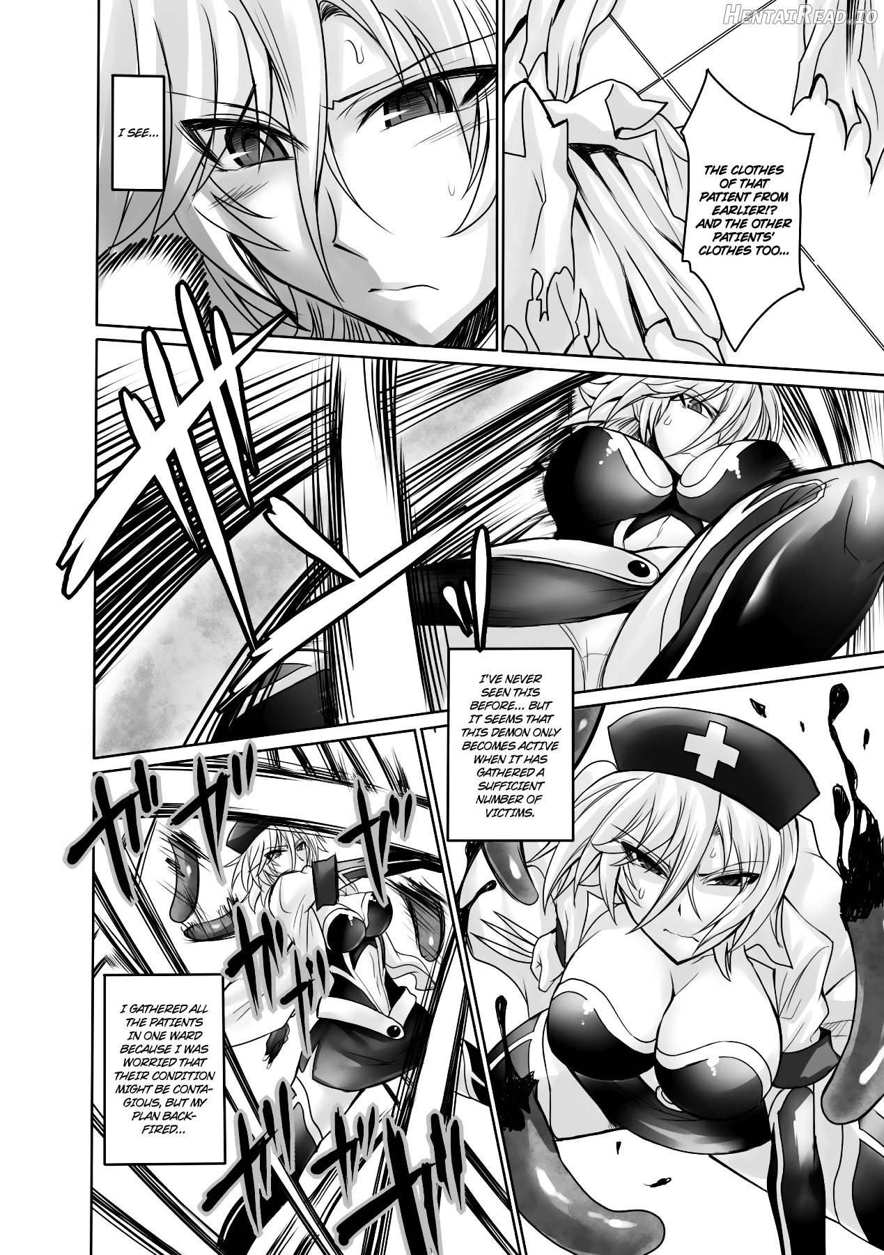 2D Comic Magazine - Marunomi Iki Jigoku Monster ni Hoshokusareta Heroine-tachi Vol. 1 Chapter 2 - page 50