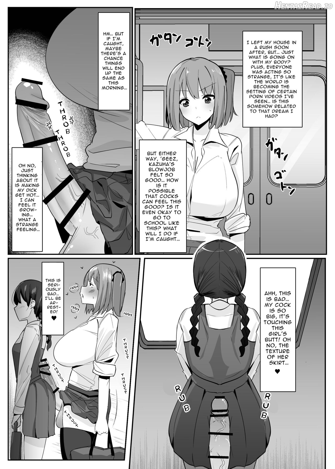Aruhi Totsuzen Futanari wa Bokki shitara shasei suru no ga Atarimae no Sekai ni nattara Chapter 1 - page 6