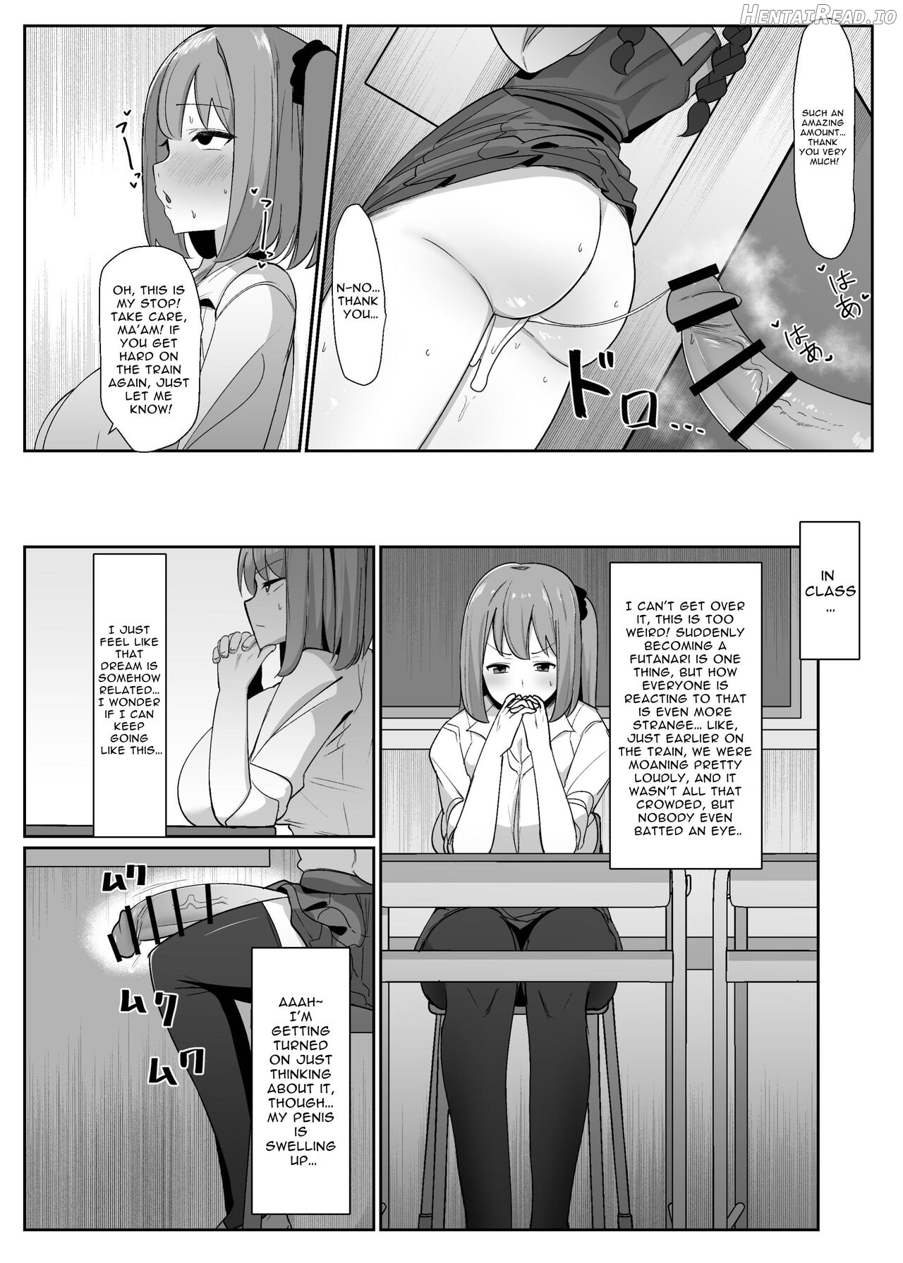 Aruhi Totsuzen Futanari wa Bokki shitara shasei suru no ga Atarimae no Sekai ni nattara Chapter 1 - page 9