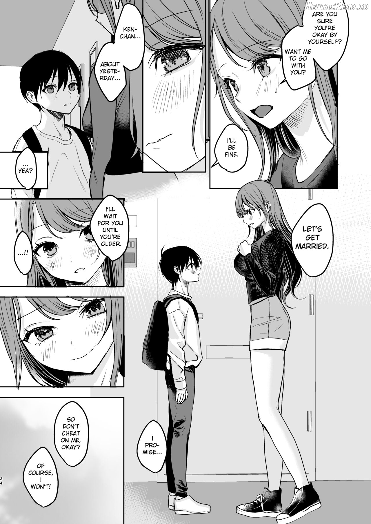 Konyaku Haki ni Natta Onee-chan o Nagusametara Otomari H suru koto ni Natta Boku. Chapter 1 - page 33