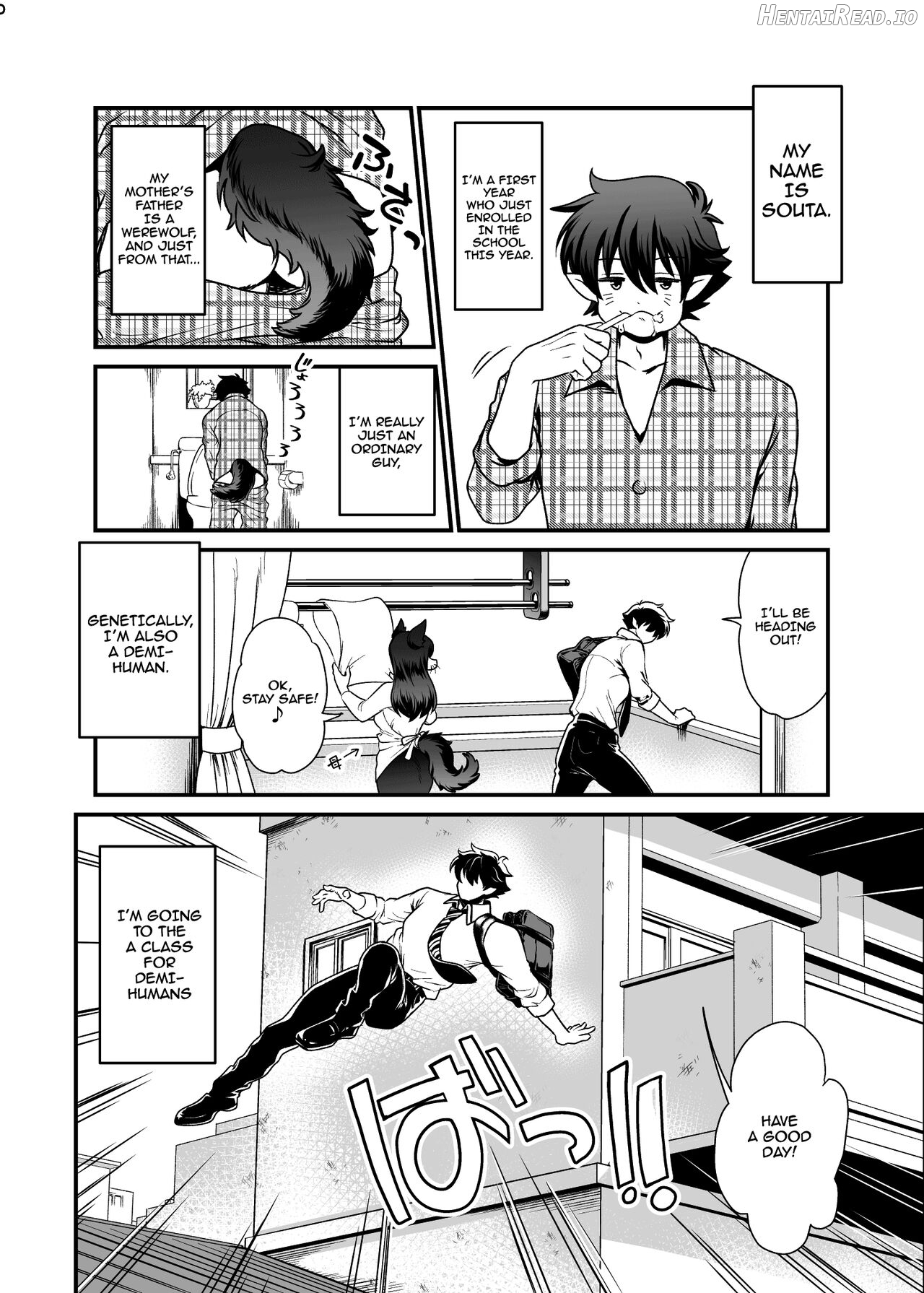 Seiyoku Ousei na Ajin Senyou Gakkyuu ni Danshi Seito wa Ore Hitori・Dark Elf JK Hen Chapter 1 - page 5