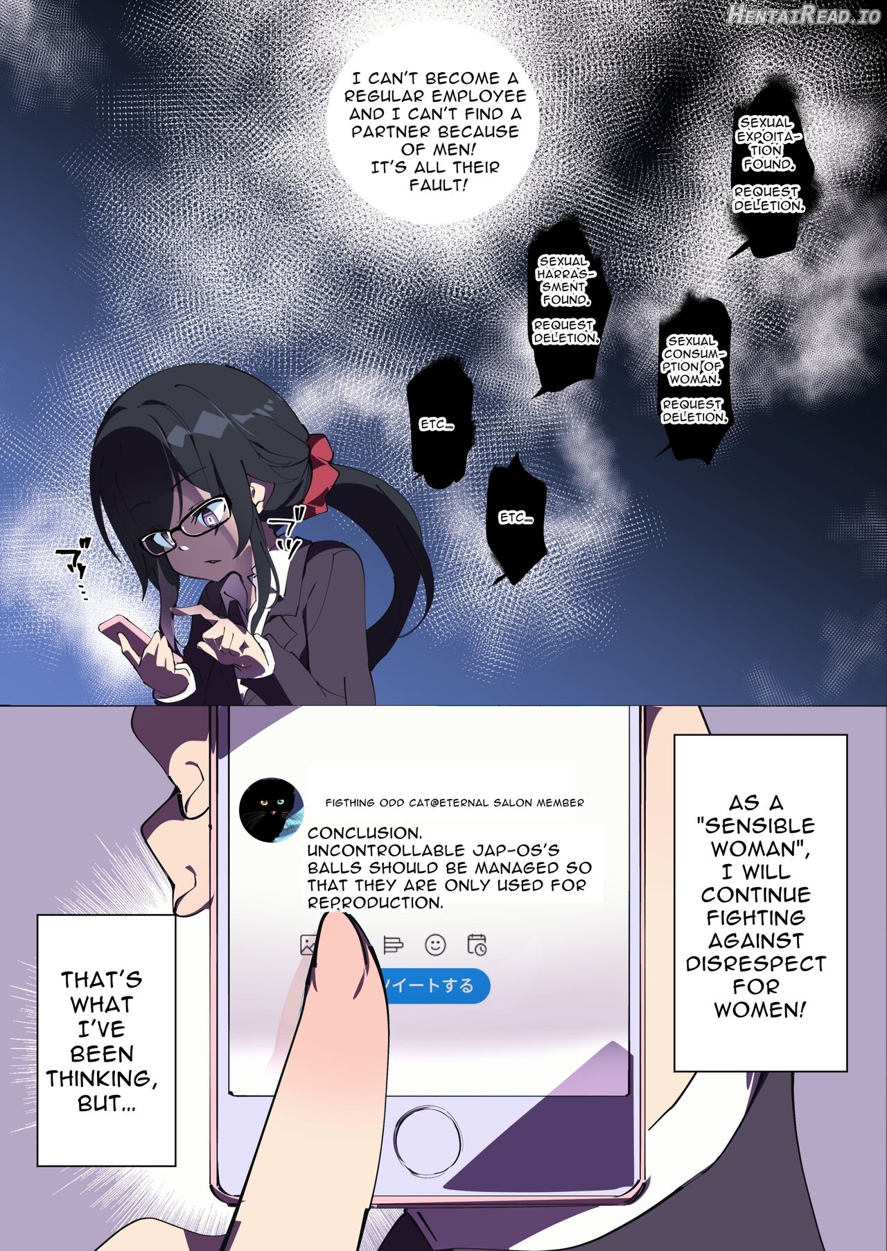 Otokogirai o Kojiraseta Onna ni Chinko Hayashite Mita Kekka Chapter 1 - page 8