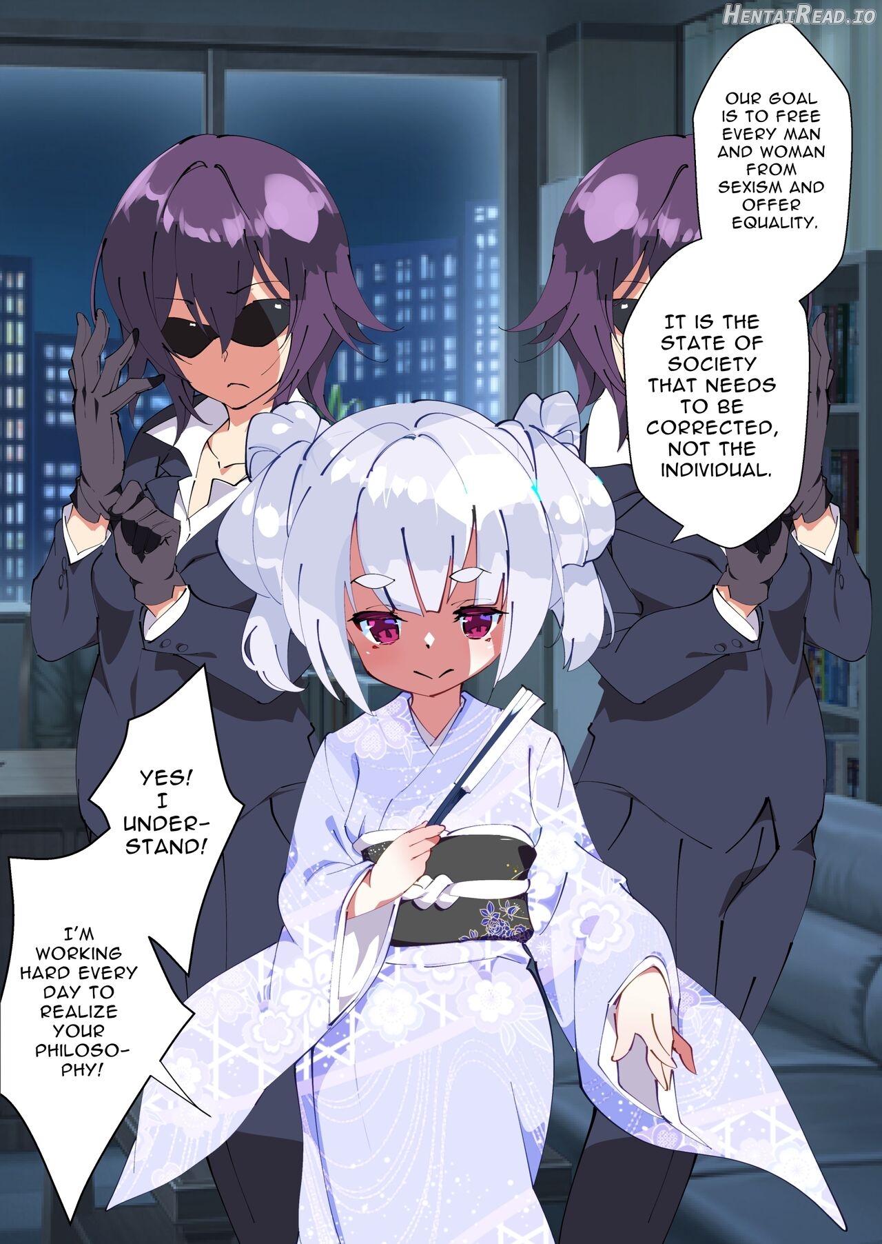 Otokogirai o Kojiraseta Onna ni Chinko Hayashite Mita Kekka Chapter 1 - page 55