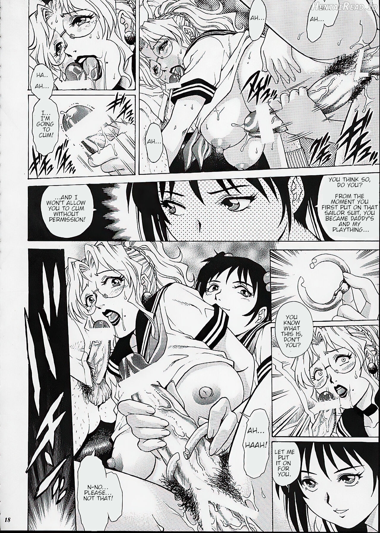 Onna Kyoushi Futanari Sailor Fuku Chapter 1 - page 14