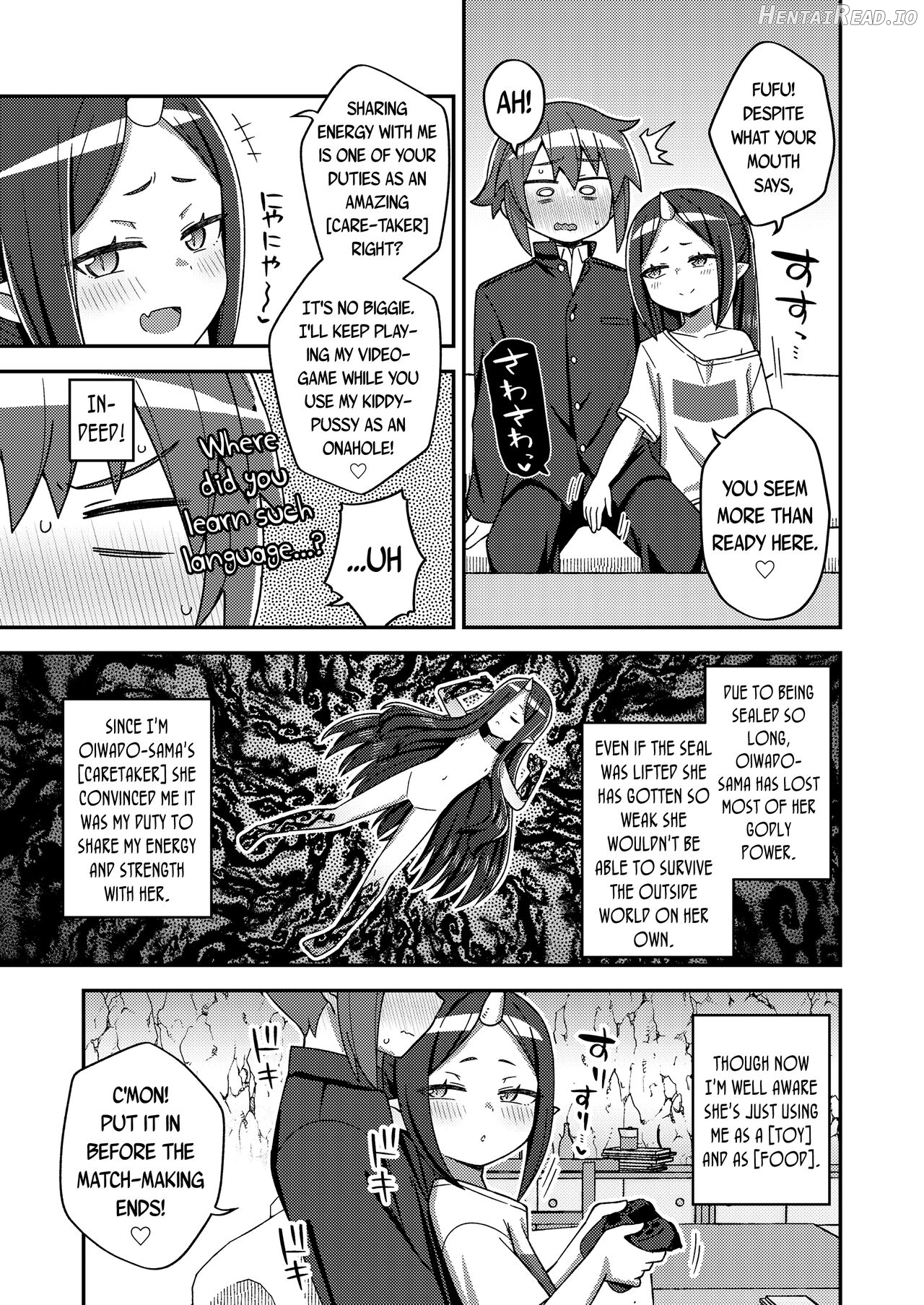Yuukyuu no Oiwado, Onigami-sama no Jidaraku Life Chapter 1 - page 9