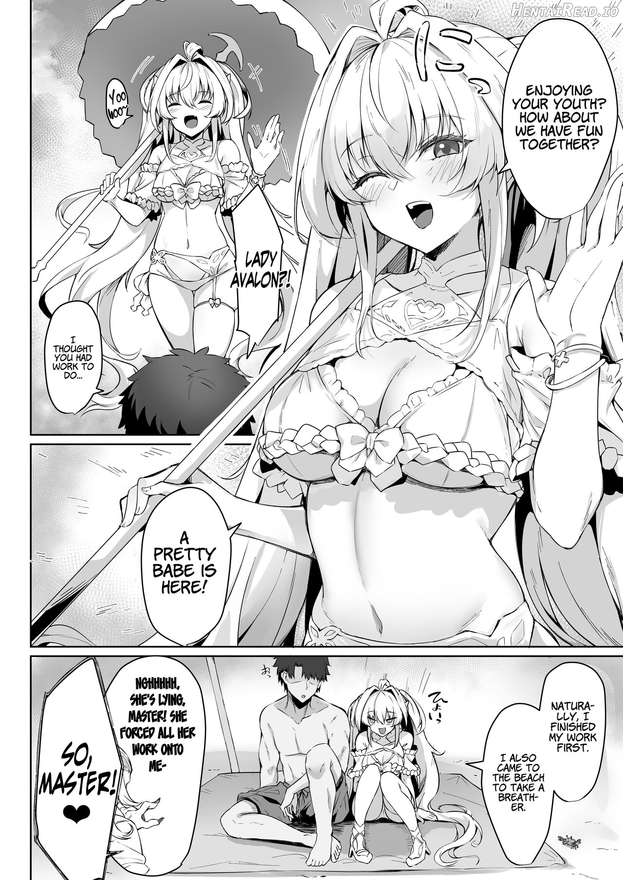 Manatsu no Chaldea Summer Vacation Lady Avalon Hen Chapter 2 - page 3