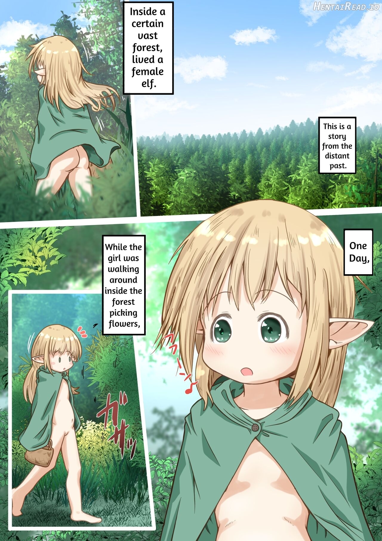Elf Musume-san ga Orc-san ni Gokubuto Ochinchin o Nejikomareru Ohanashi Chapter 1 - page 2