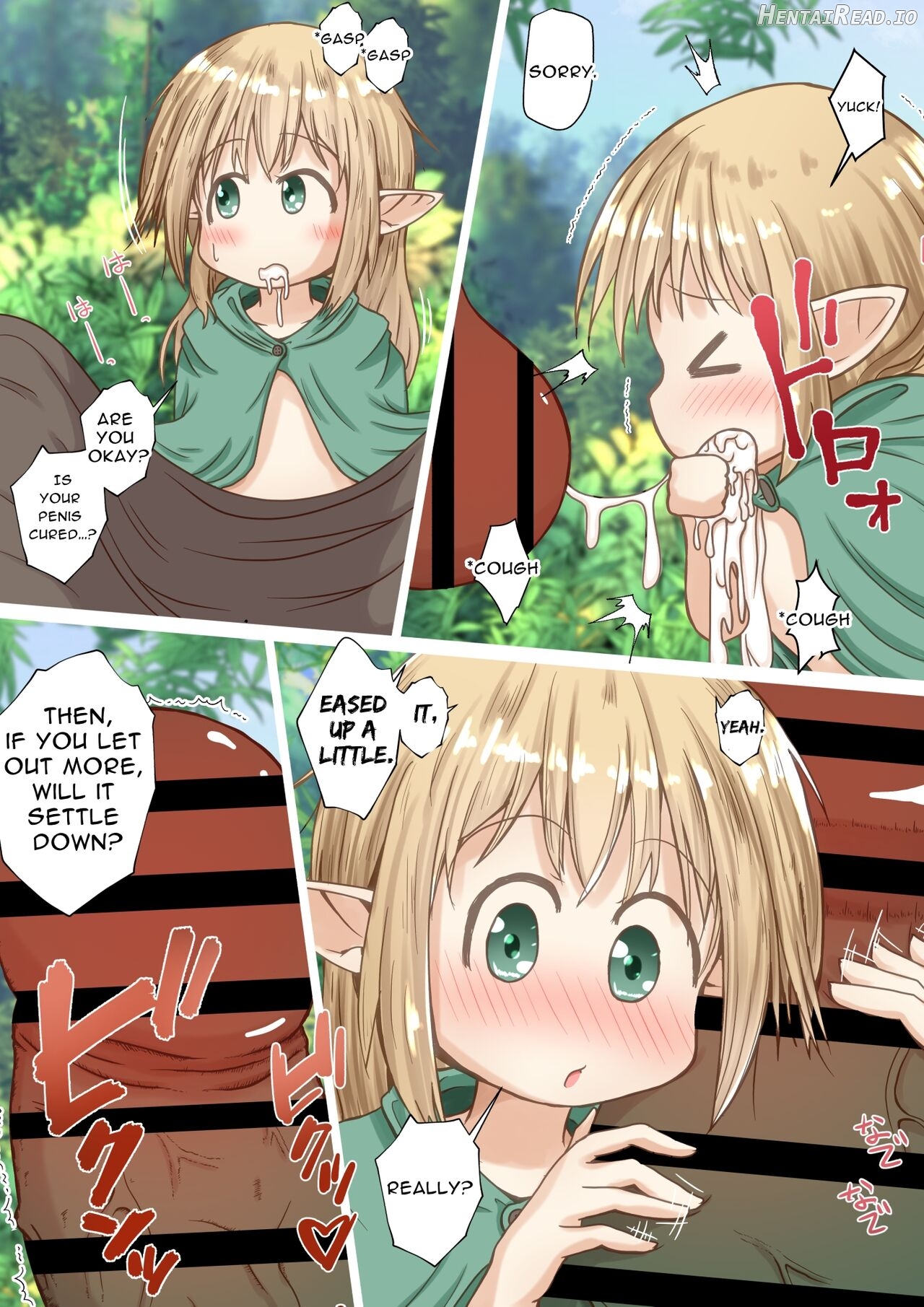 Elf Musume-san ga Orc-san ni Gokubuto Ochinchin o Nejikomareru Ohanashi Chapter 1 - page 12