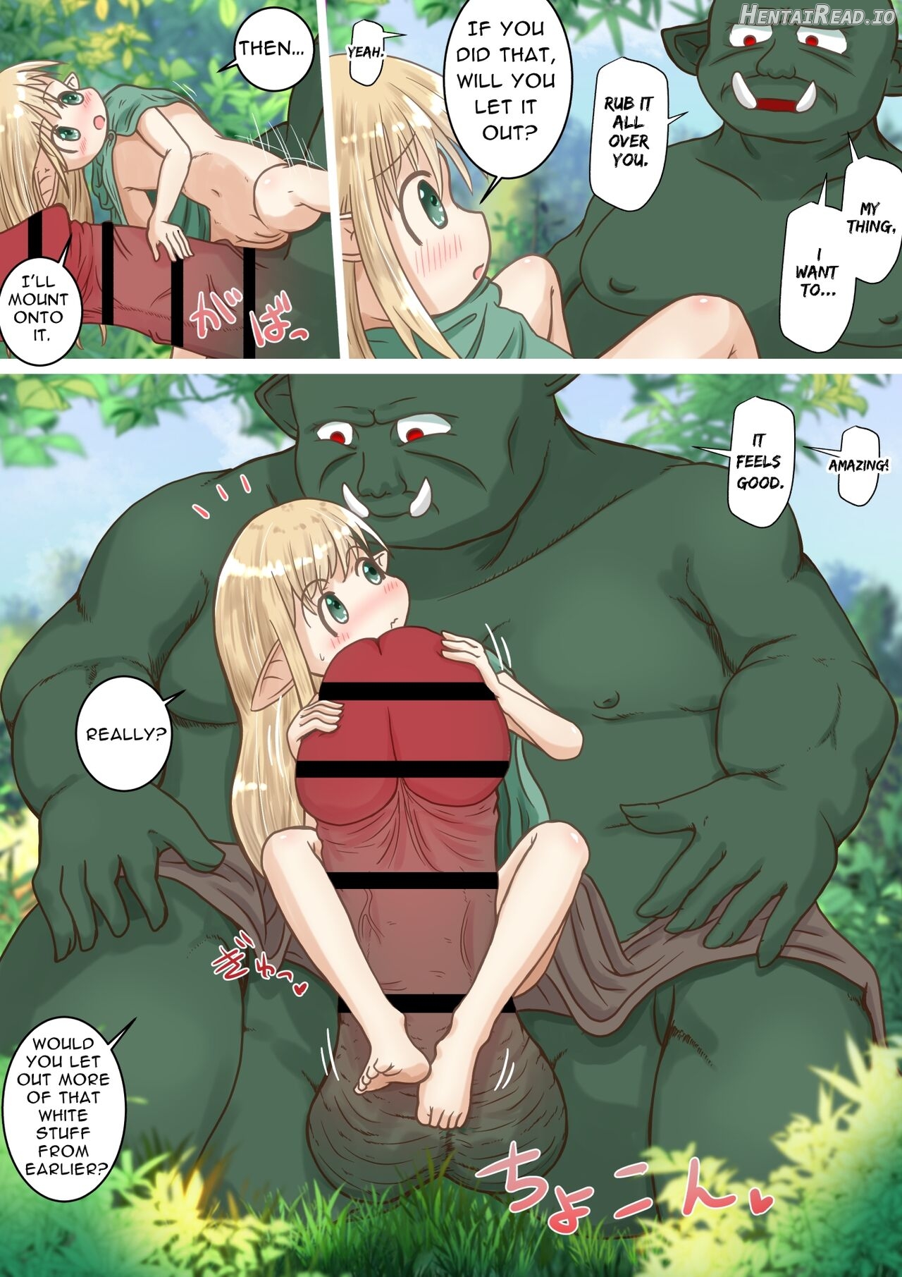 Elf Musume-san ga Orc-san ni Gokubuto Ochinchin o Nejikomareru Ohanashi Chapter 1 - page 15