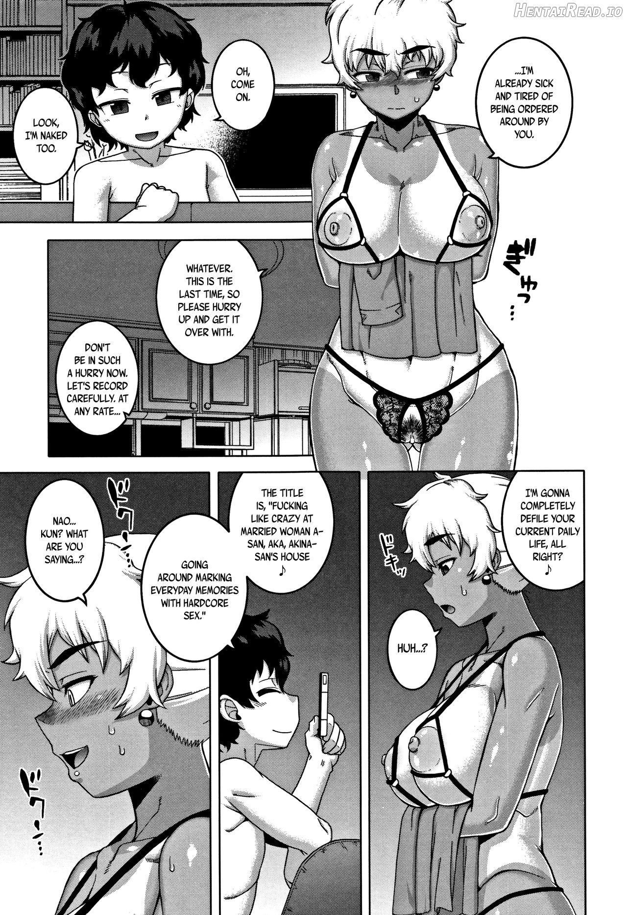Hitozuma A-san to Musuko no Yuujin N-kun Chapter 1 - page 148