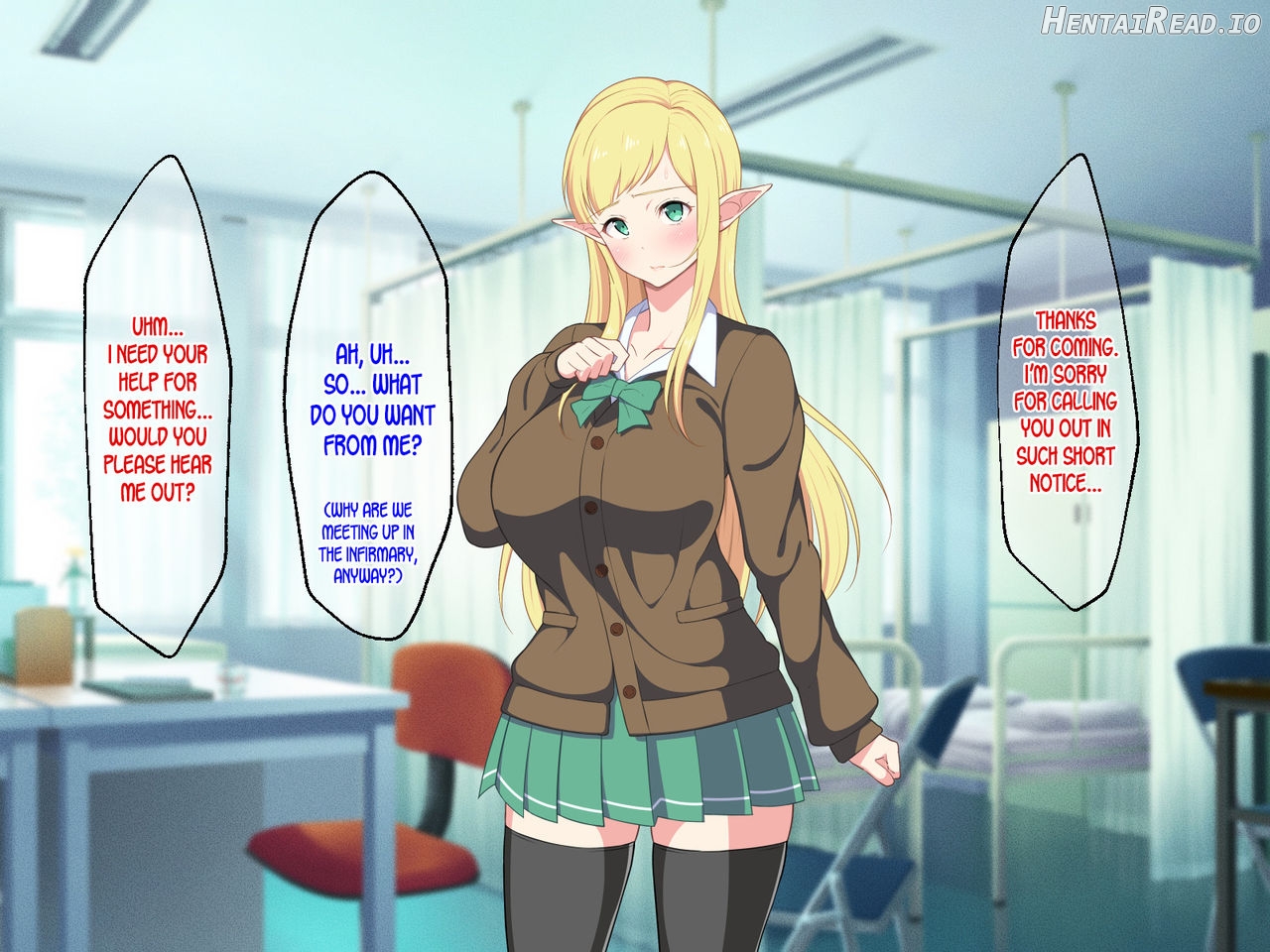 Ryuugakusei wa Dosukebe Bakunyuu JK Elf! Chapter 1 - page 7
