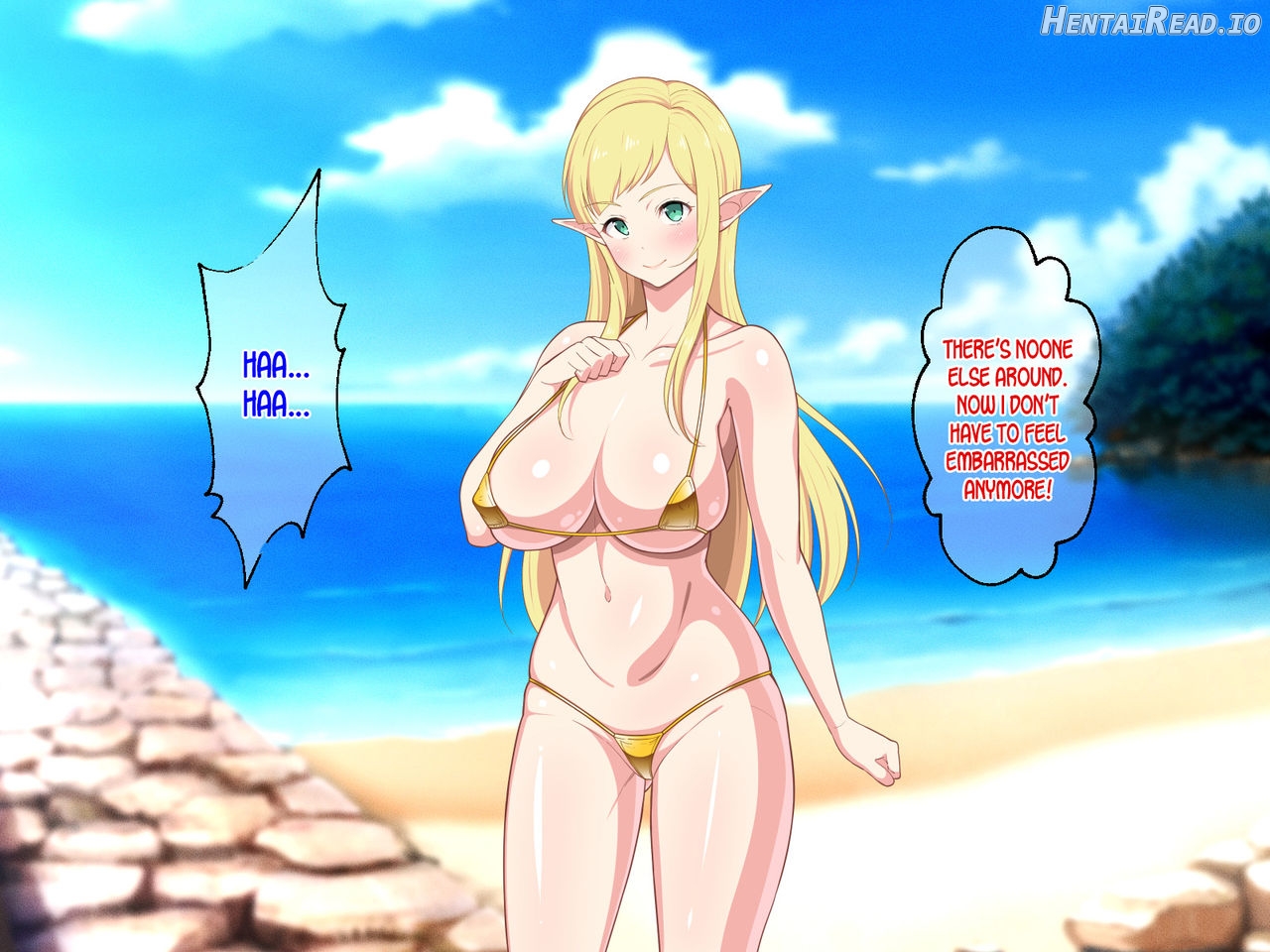 Ryuugakusei wa Dosukebe Bakunyuu JK Elf! Chapter 1 - page 79