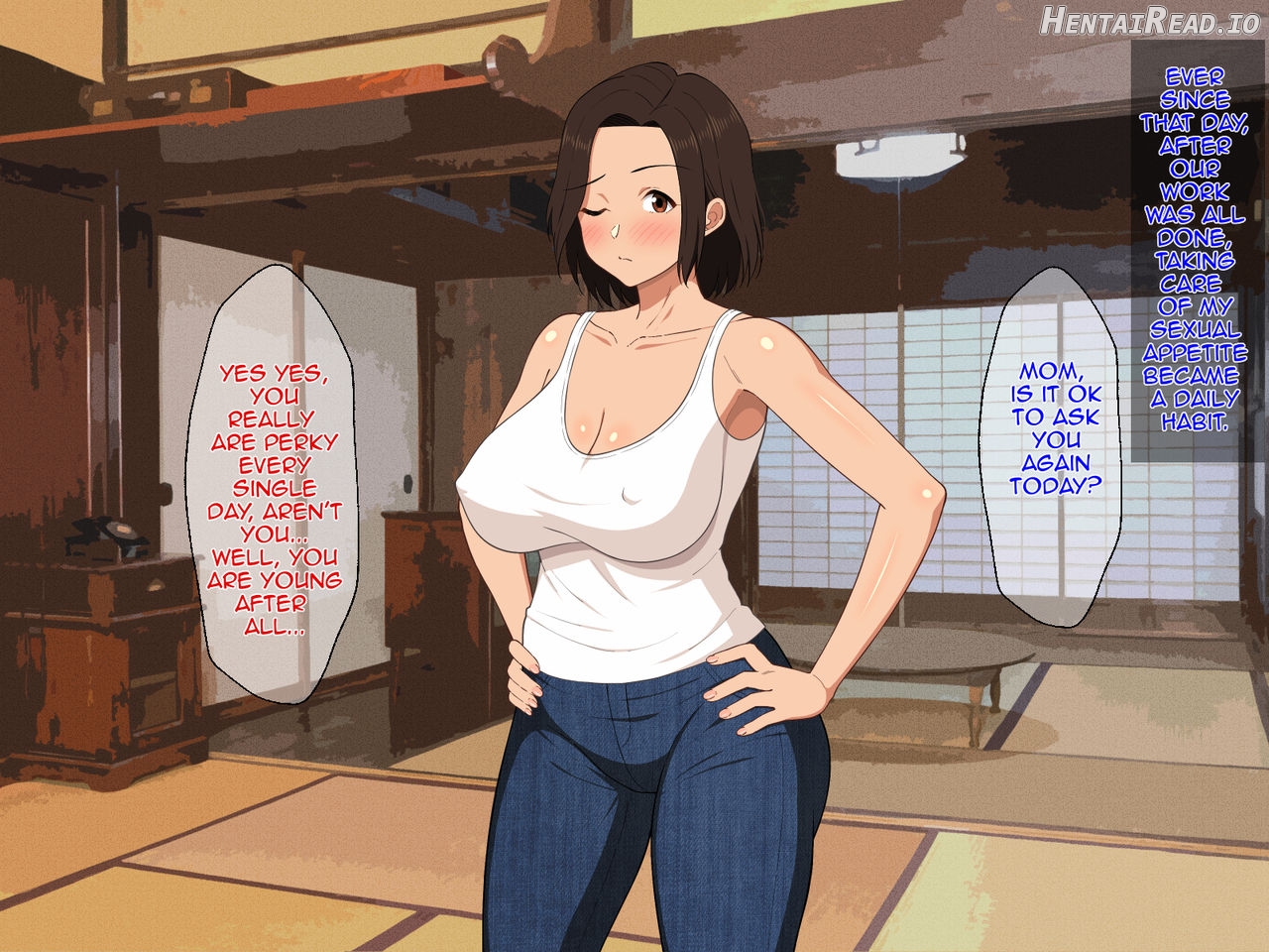 Manatsu no Inaka de Asedaku ni Natte Musaboriau Oyako Chapter 1 - page 33