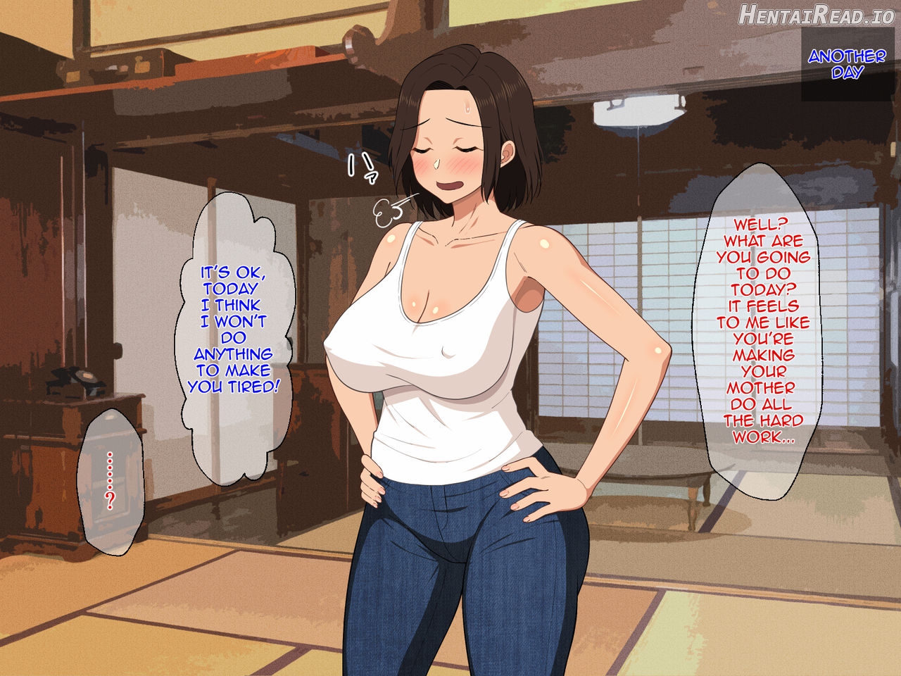 Manatsu no Inaka de Asedaku ni Natte Musaboriau Oyako Chapter 1 - page 42