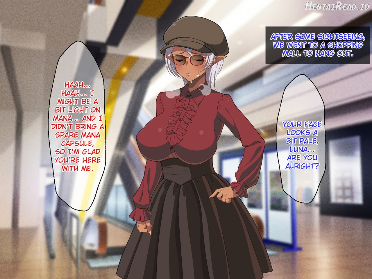 Ryuugakusei wa Kasshoku Bakunyuu Dark Elf! Chapter 1 - page 30
