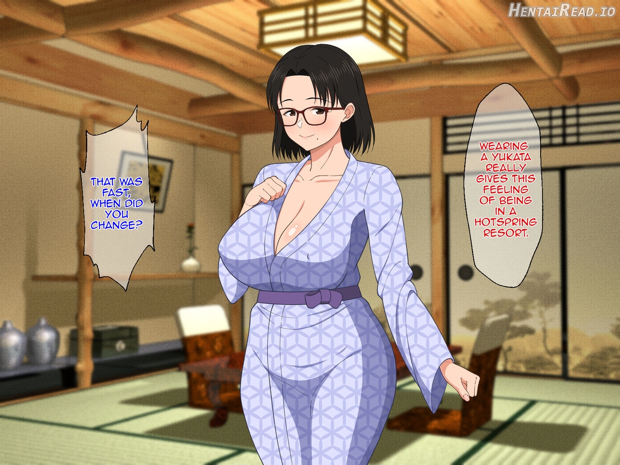 Megane Kyonyuu na Okaa-san to Yojouhan de Noukou Sex Chapter 1 - page 105
