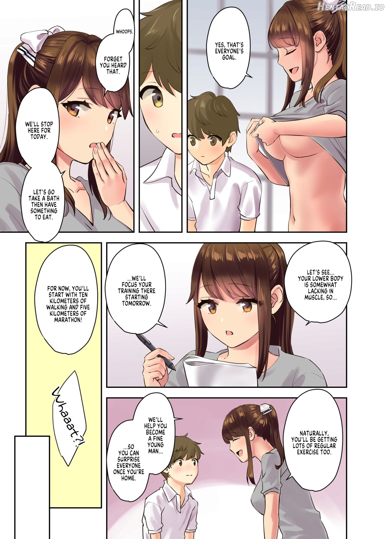 Ecchi na Onee-san to Tairyoku Zukuri Gasshuku o Suru Hanashi. - Decensored Chapter 1 - page 31