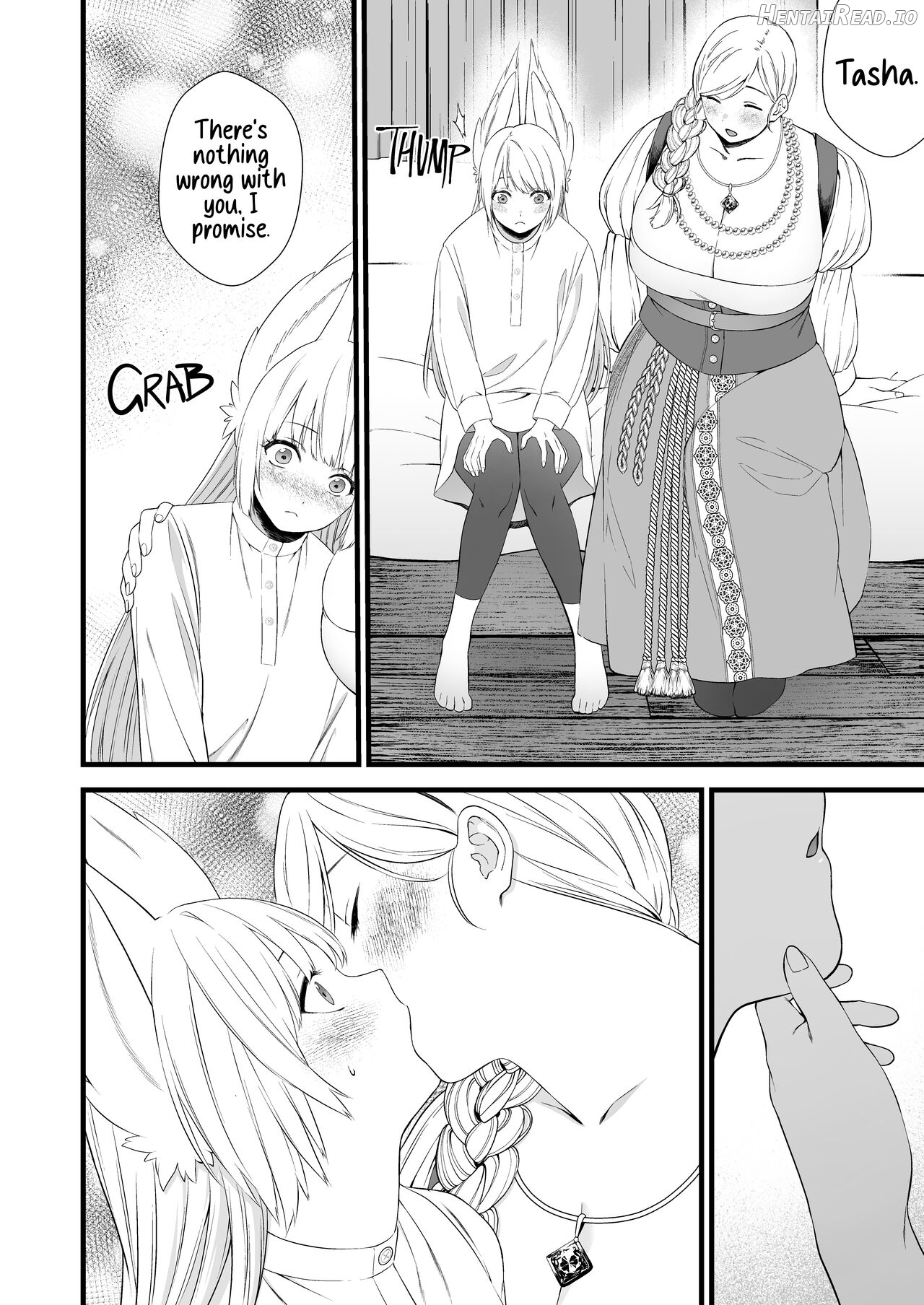 Seitsuu shita Futanari Loli ga Ookii Oneesan ni Ippai Shasei sasetemorau Hanashi Chapter 1 - page 6