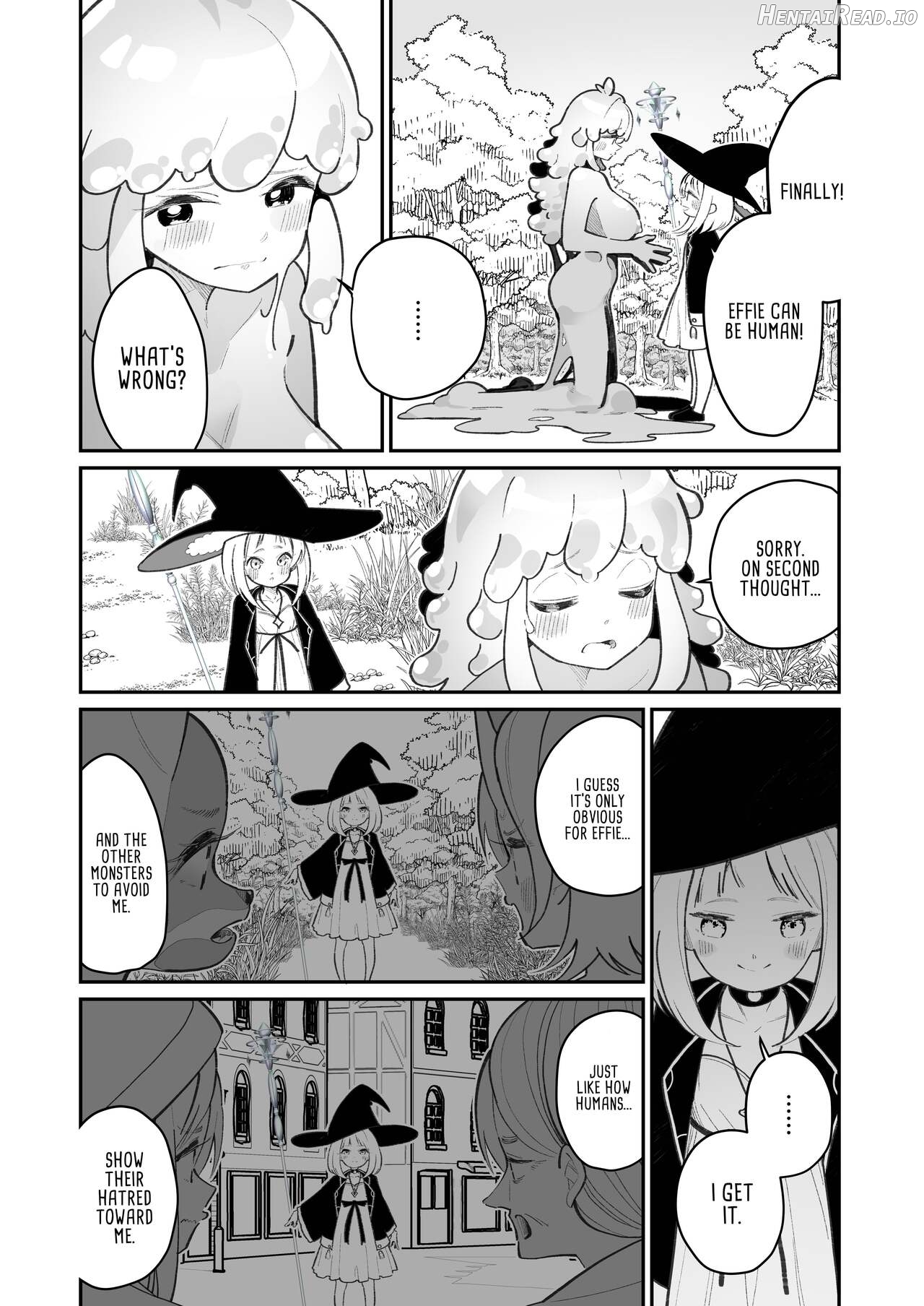 Kairoudouketsu no Chigiri Slime Musume to Ichaicha Nurunuru Yuri Ecchi shite Slime-ka suru Loli Mahoutsukai Chapter 1 - page 14