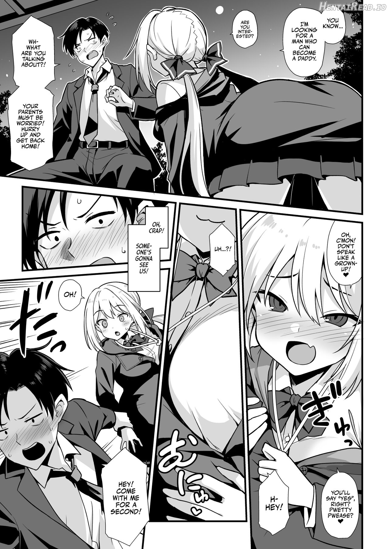Kaidan Toshi Densetsu Shinya no Eki de Mesugaki ni Totsuzen Ecchi o Semarare Shiboritorareru Hon Chapter 1 - page 8