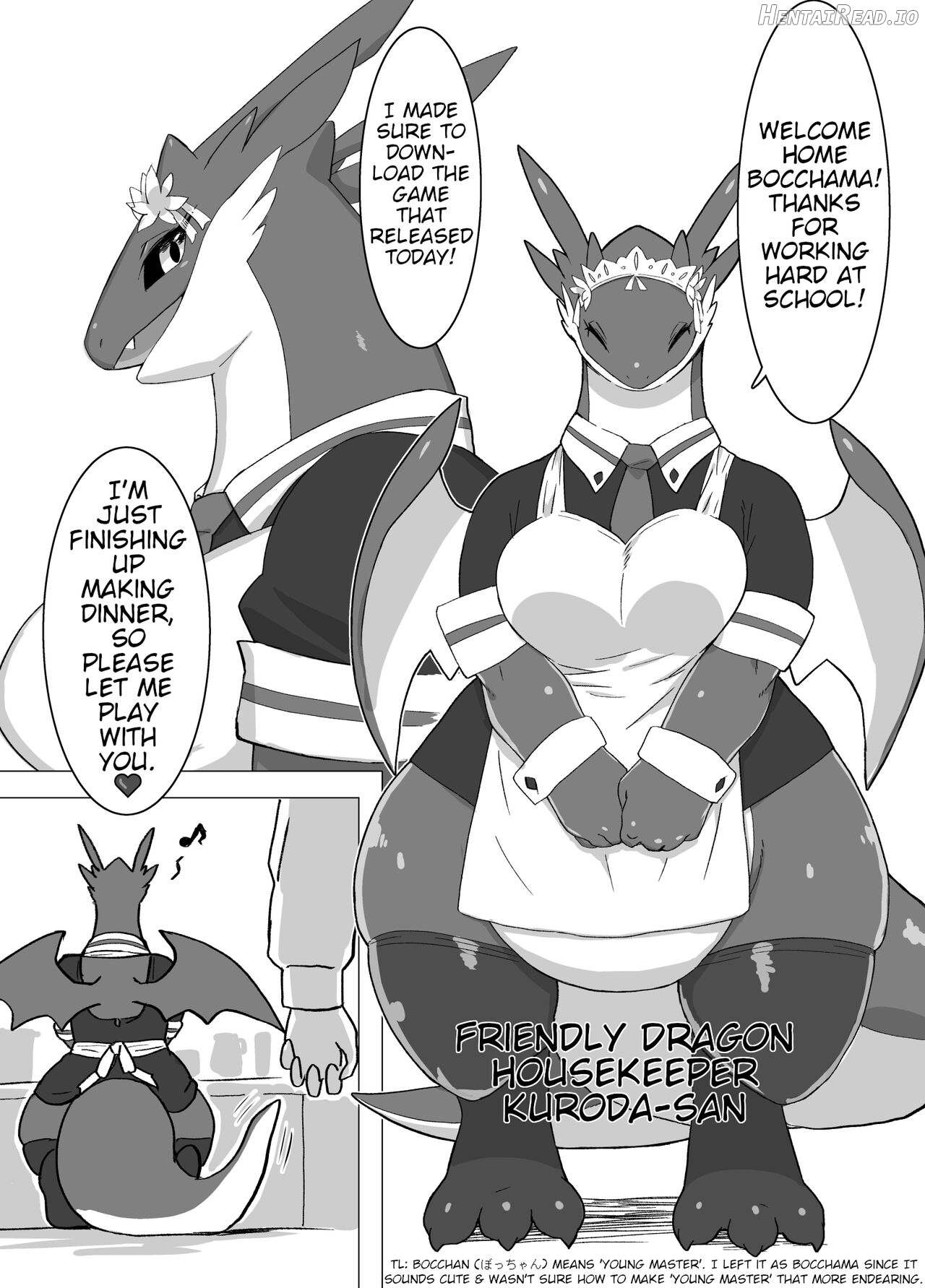 THE LUSTY DRAGON MAID - Decensored Chapter 1 - page 2