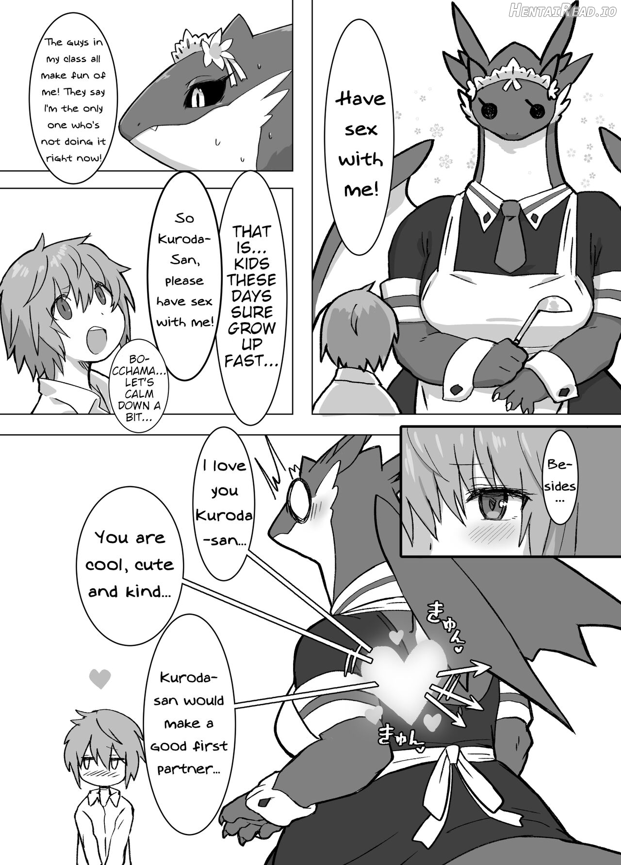 THE LUSTY DRAGON MAID - Decensored Chapter 1 - page 4
