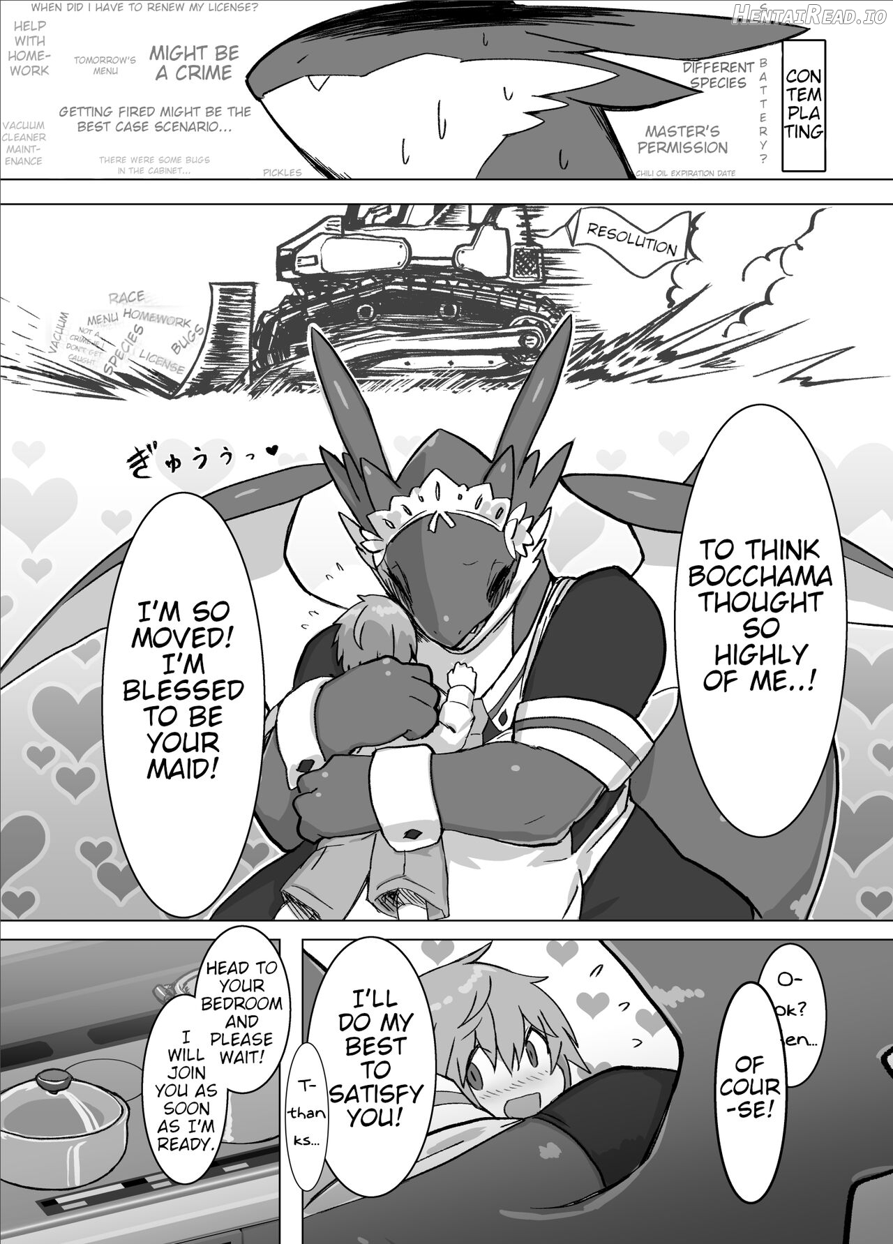 THE LUSTY DRAGON MAID - Decensored Chapter 1 - page 5