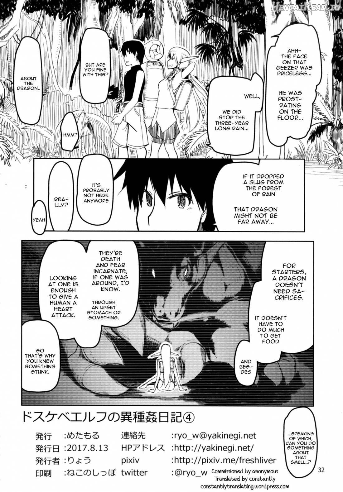 Dosukebe Elf no Ishukan Nikki 9 Chapter 4 - page 33