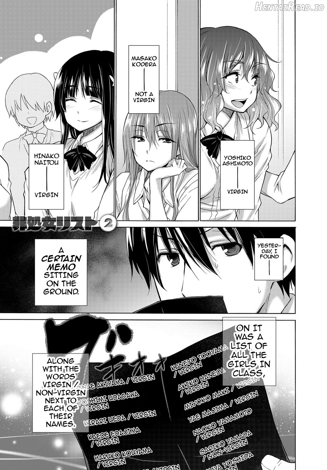 Hishojo List Ch. 1-6 Chapter 1 - page 17