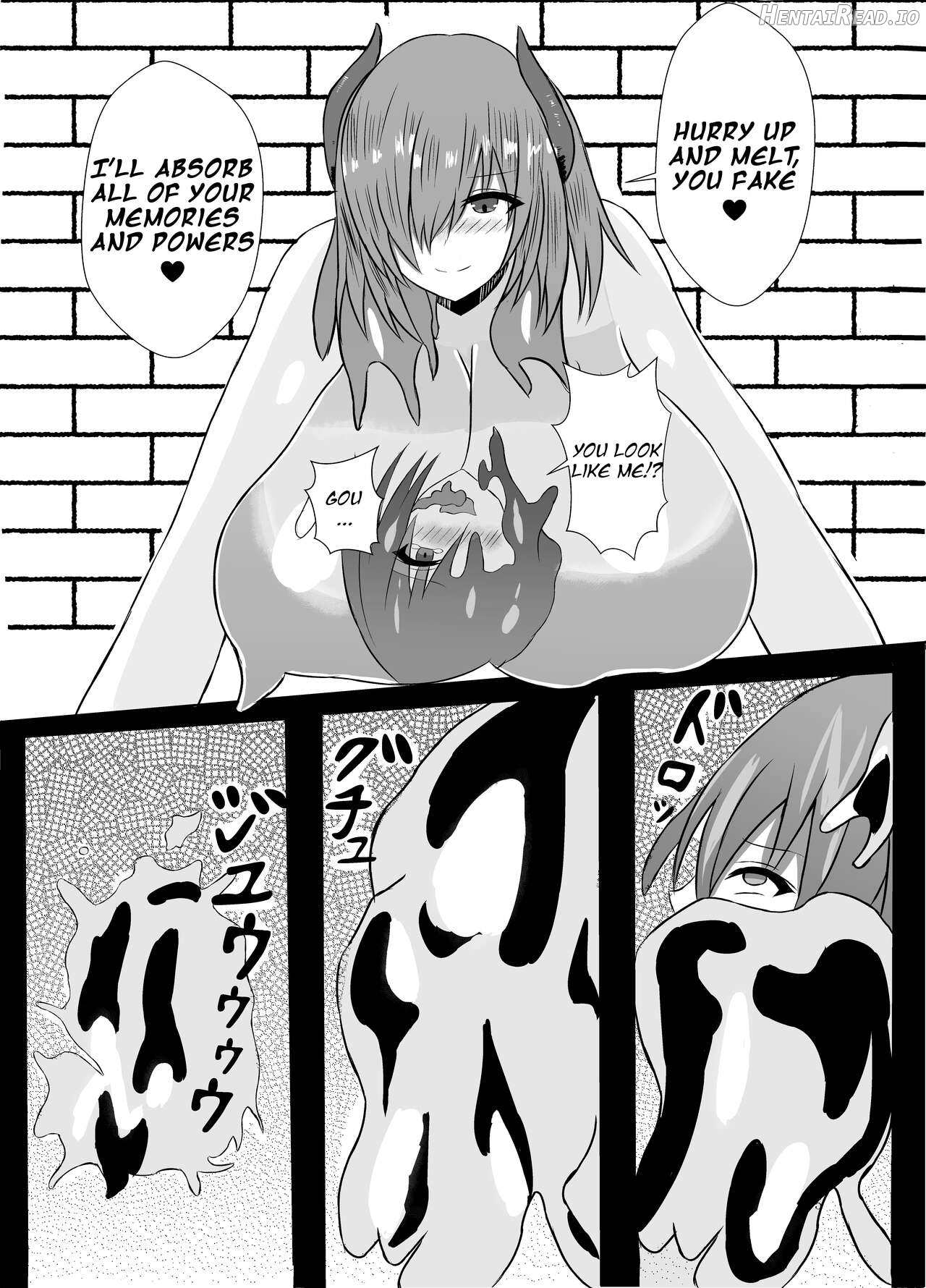 Succubus Gitai Slime ga Shota Yuusha o Gyaku Rape suru Hon Chapter 1 - page 4