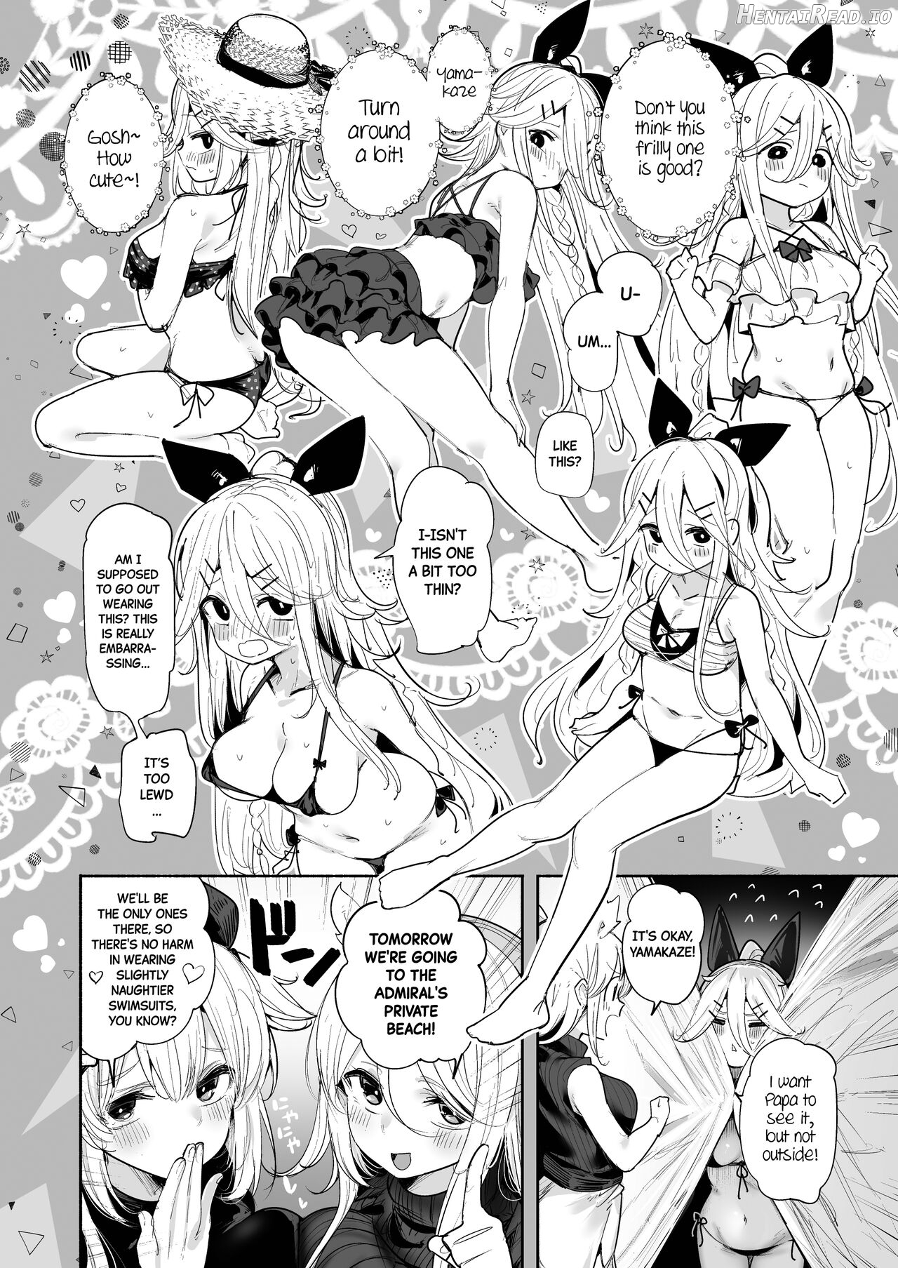 Yamakaze-chan to Private Beach de Yuuwaku Kozukuri Sex Chapter 1 - page 3