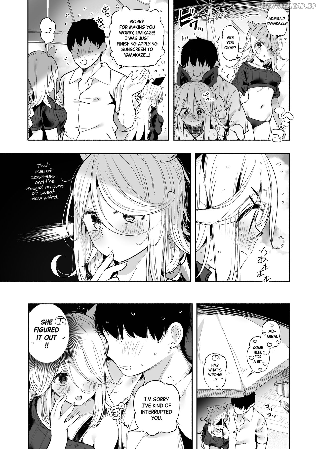 Yamakaze-chan to Private Beach de Yuuwaku Kozukuri Sex Chapter 1 - page 10