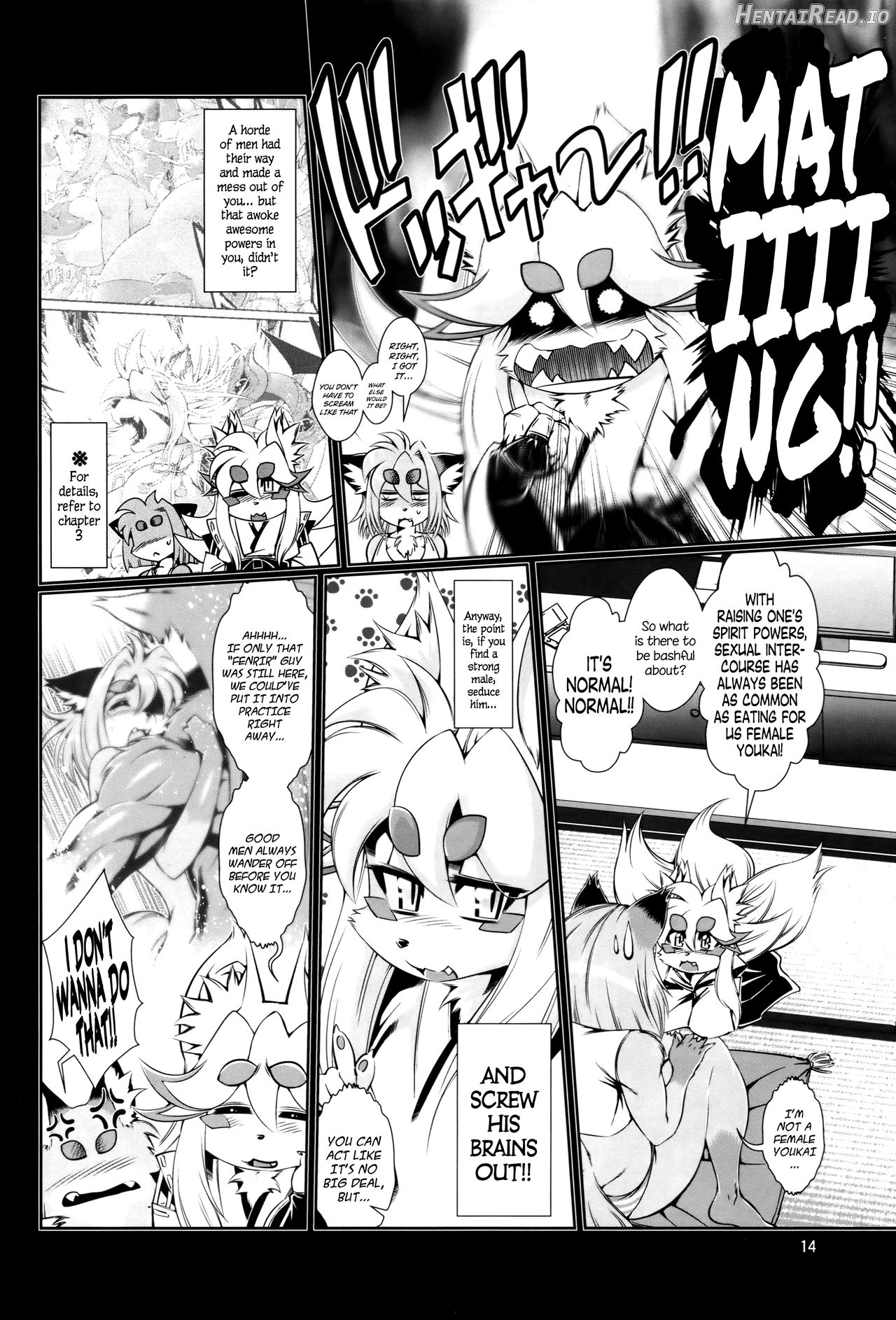 Mahou no Juujin Foxy Rena 1 - Decensored Chapter 9 - page 14