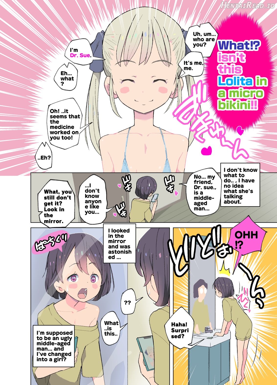 Oji-san ga Onnanoko ni TS Shitara Yuri Shoujo to Nakayoku Naremashita Chapter 1 - page 7