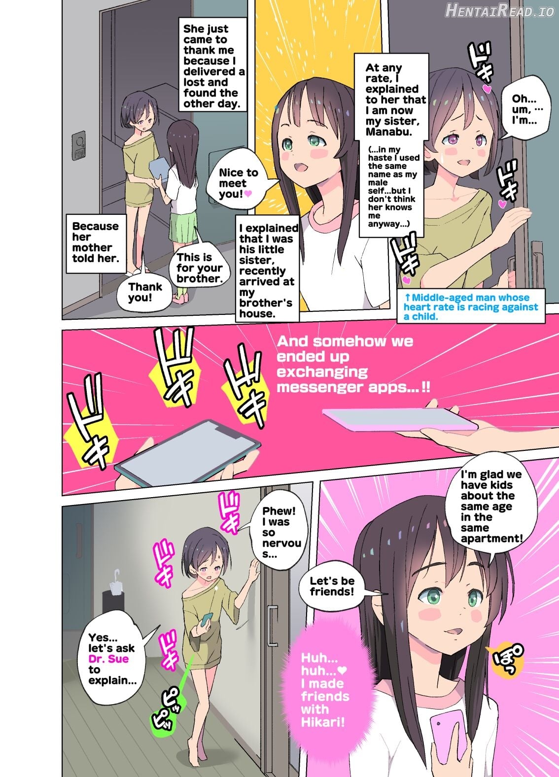 Oji-san ga Onnanoko ni TS Shitara Yuri Shoujo to Nakayoku Naremashita Chapter 1 - page 9