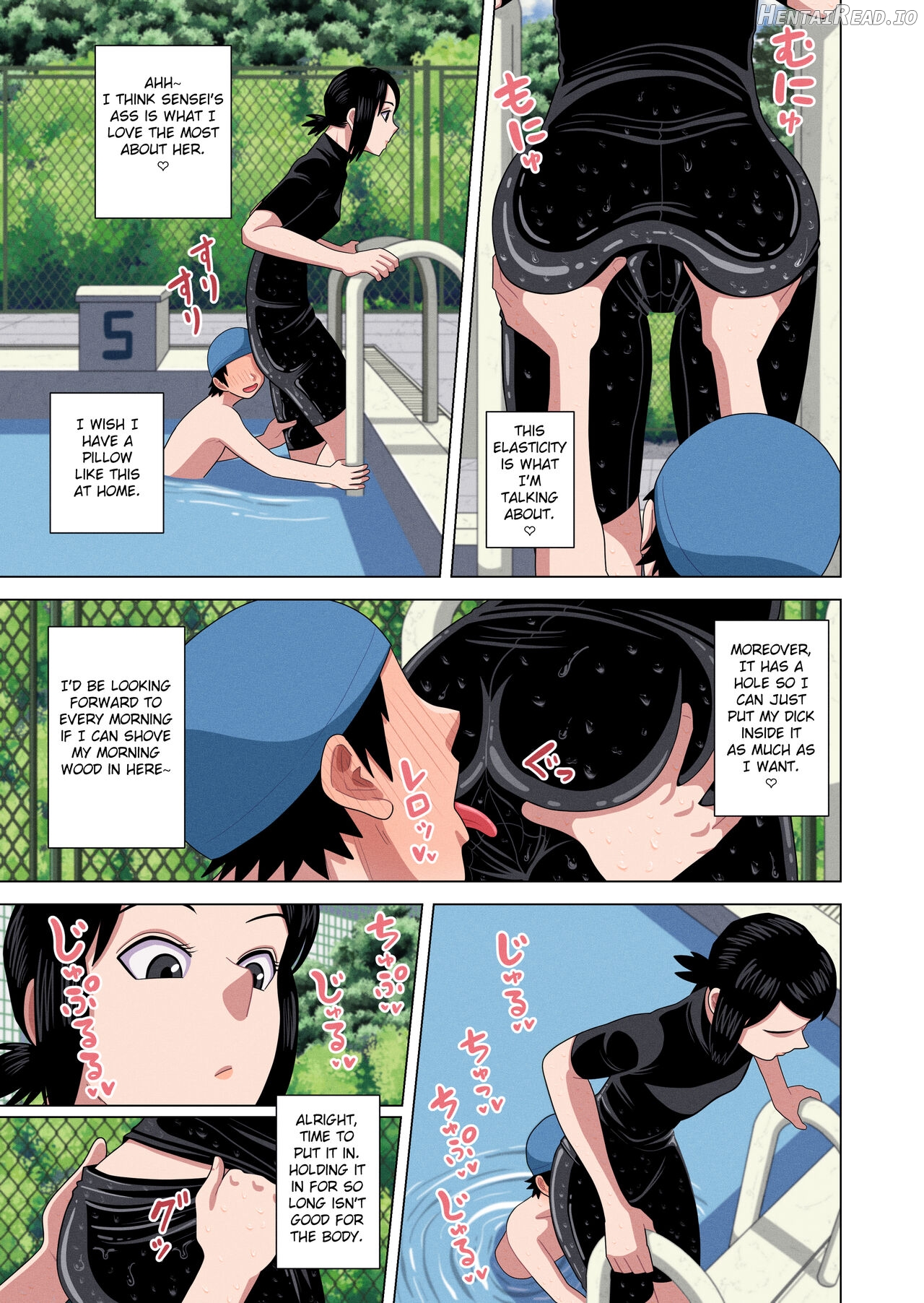Jikan Teishi to Saimin to Toumei Ningen de Mizugi no Tannin no Sensei wo Pool no Jugyo Chu ni Okashi Makuru Chapter 1 - page 14